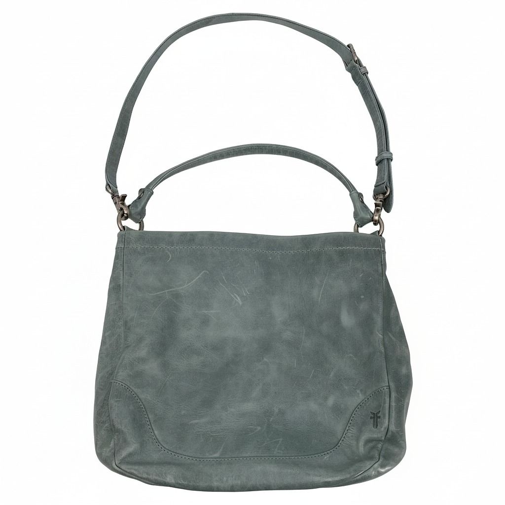Frye Teal Green Leather Shoulder Bag