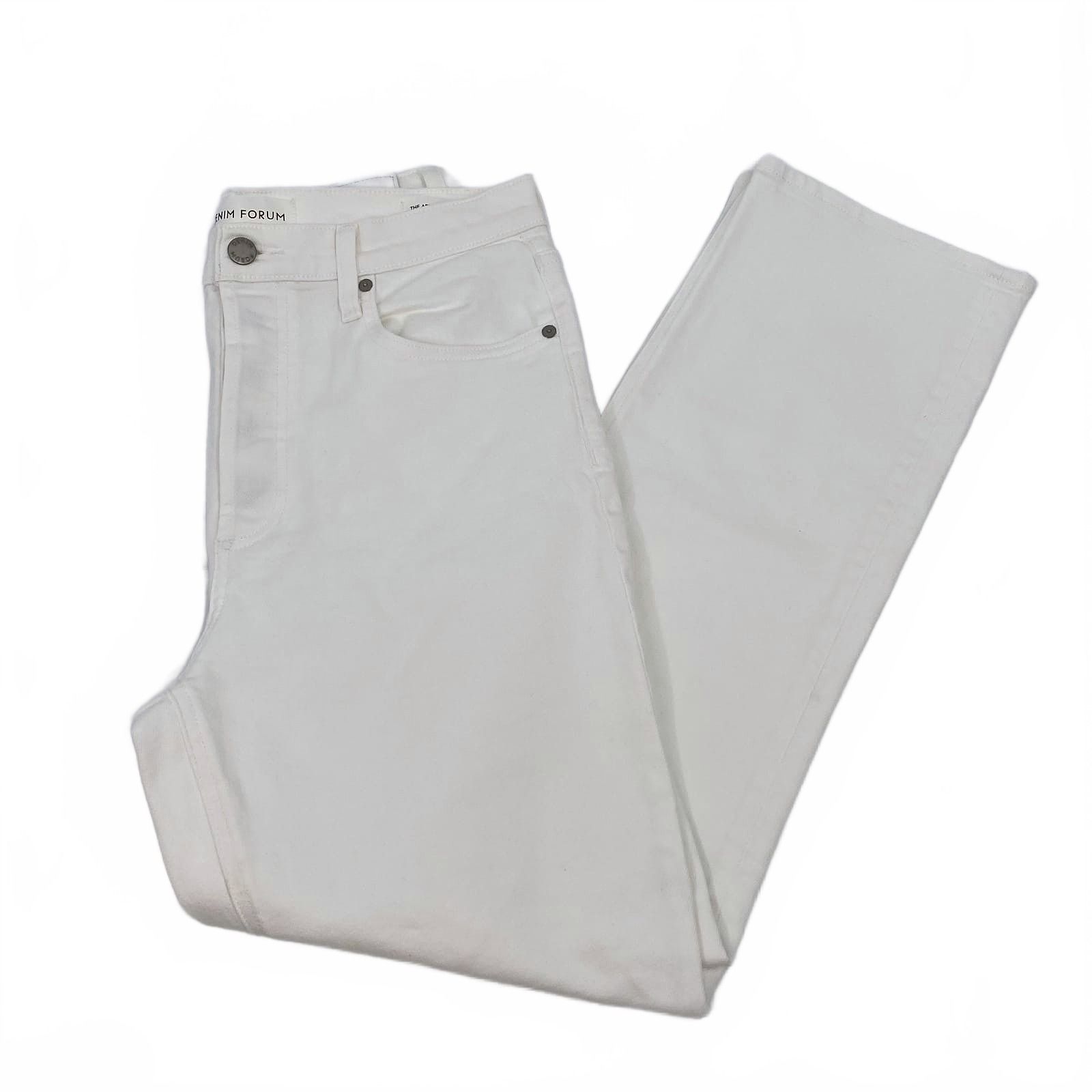 Denim Forum Arlo High Rise Straight Jeans
