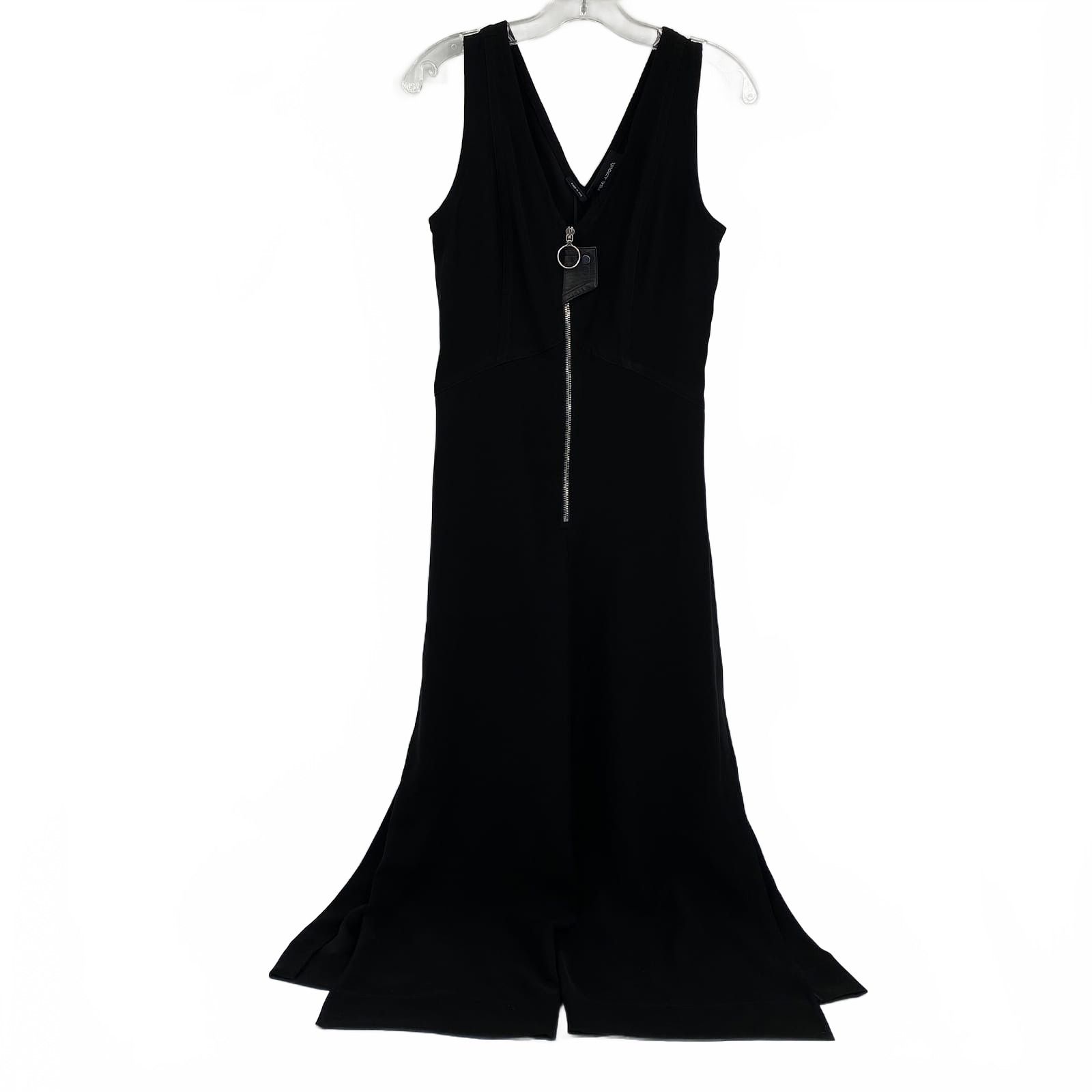 Yigal Azrouel Black Sleeveless Zipper Front Jumpsuit