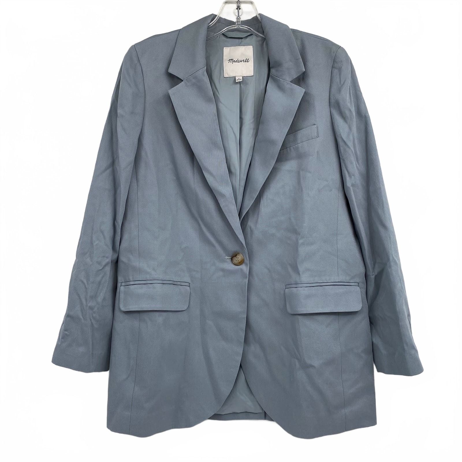 Madewell Gray Blue Blazer
