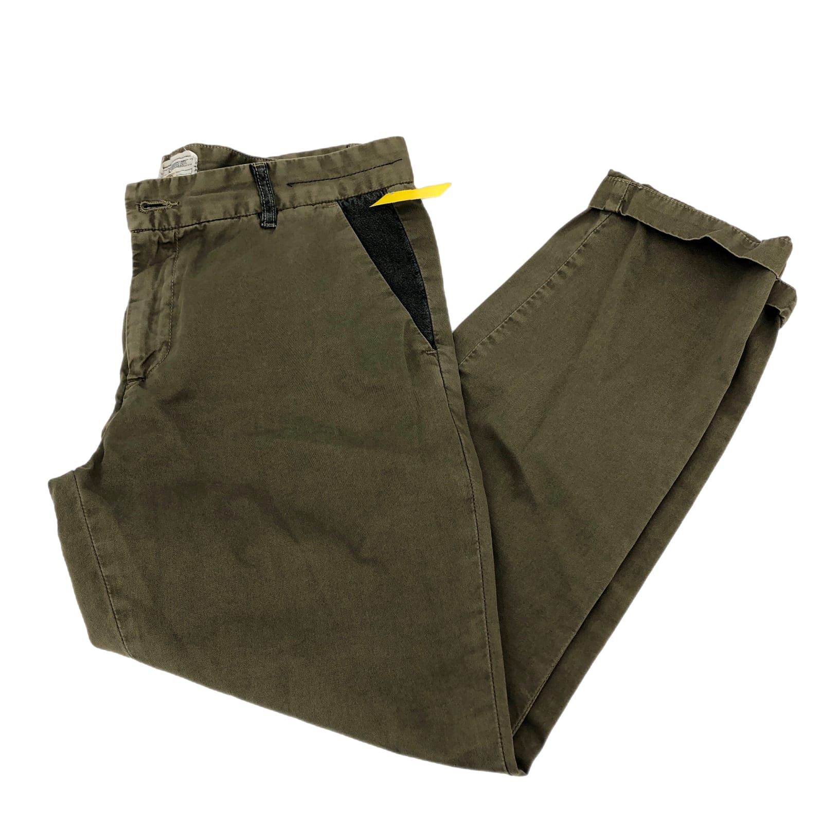 Current/Elliott Green Straight Style Pants