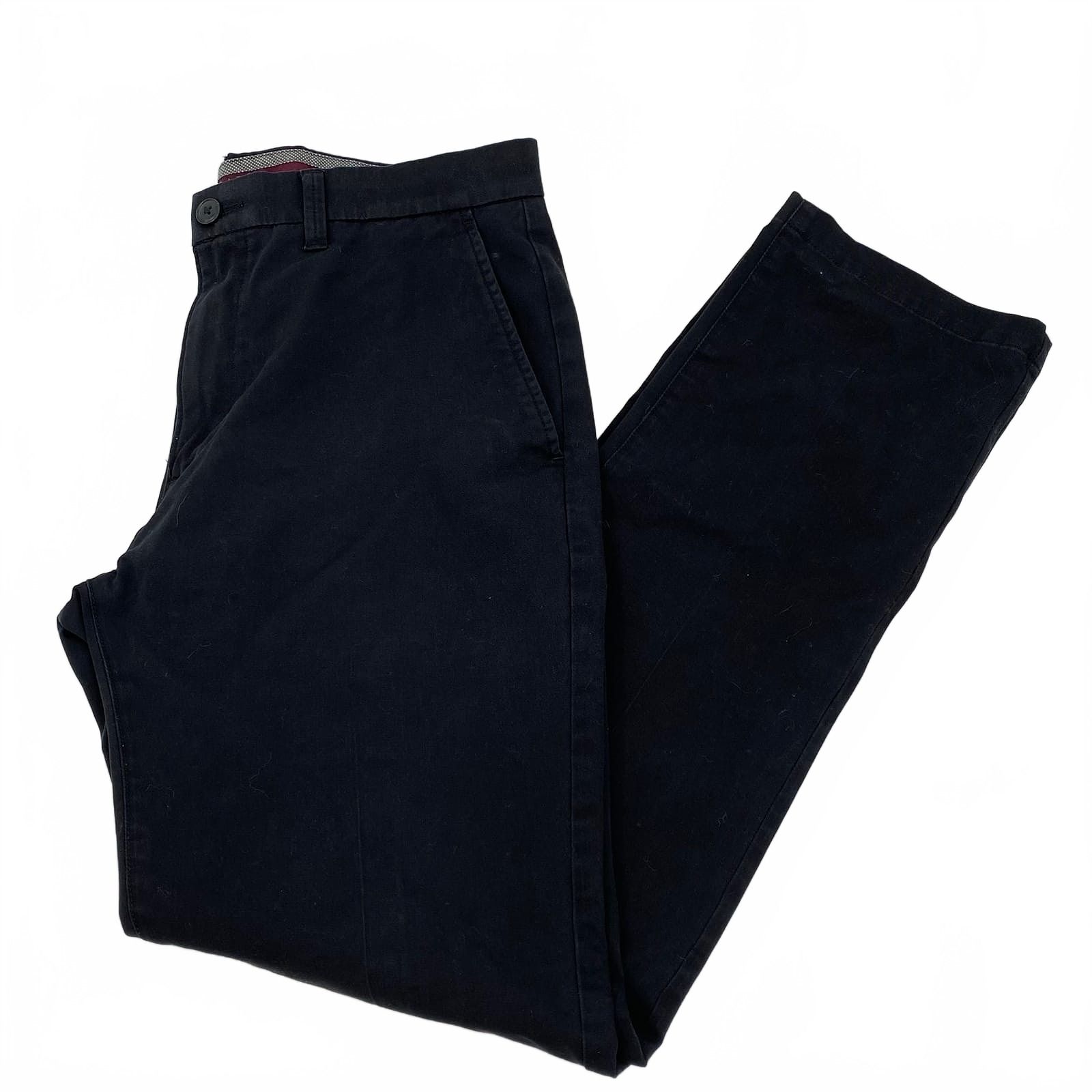 J.M Haggar Black Chinos