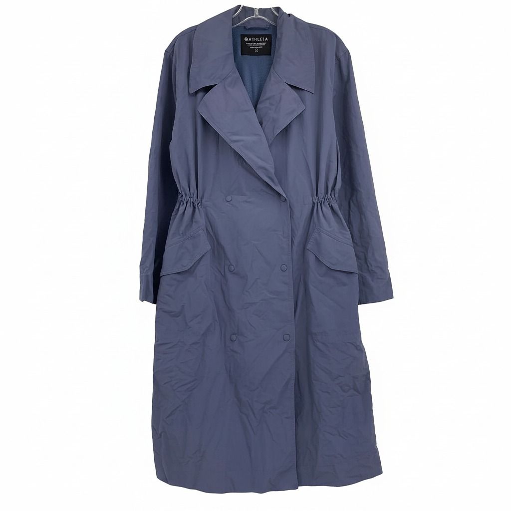Athleta Blue Luna Trench Coat