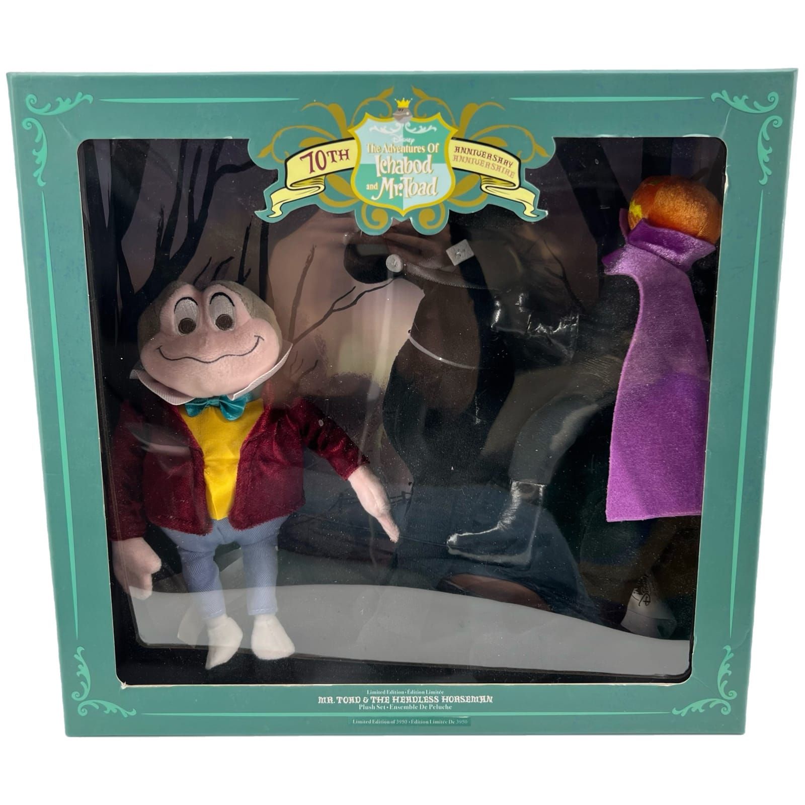 Disney Black & Gray Limited Edition Mr. Toad & Headless Horseman Set