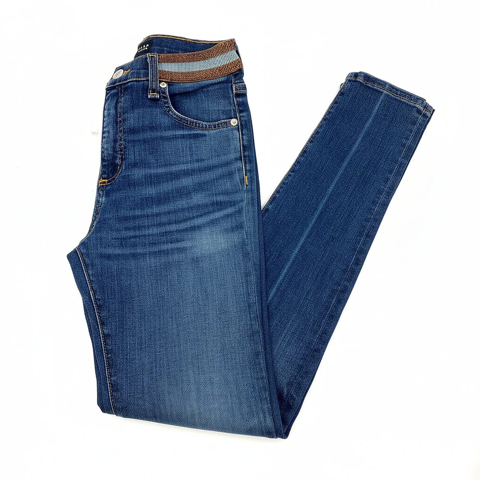 Veronica Beard Blue Skinny Jeans