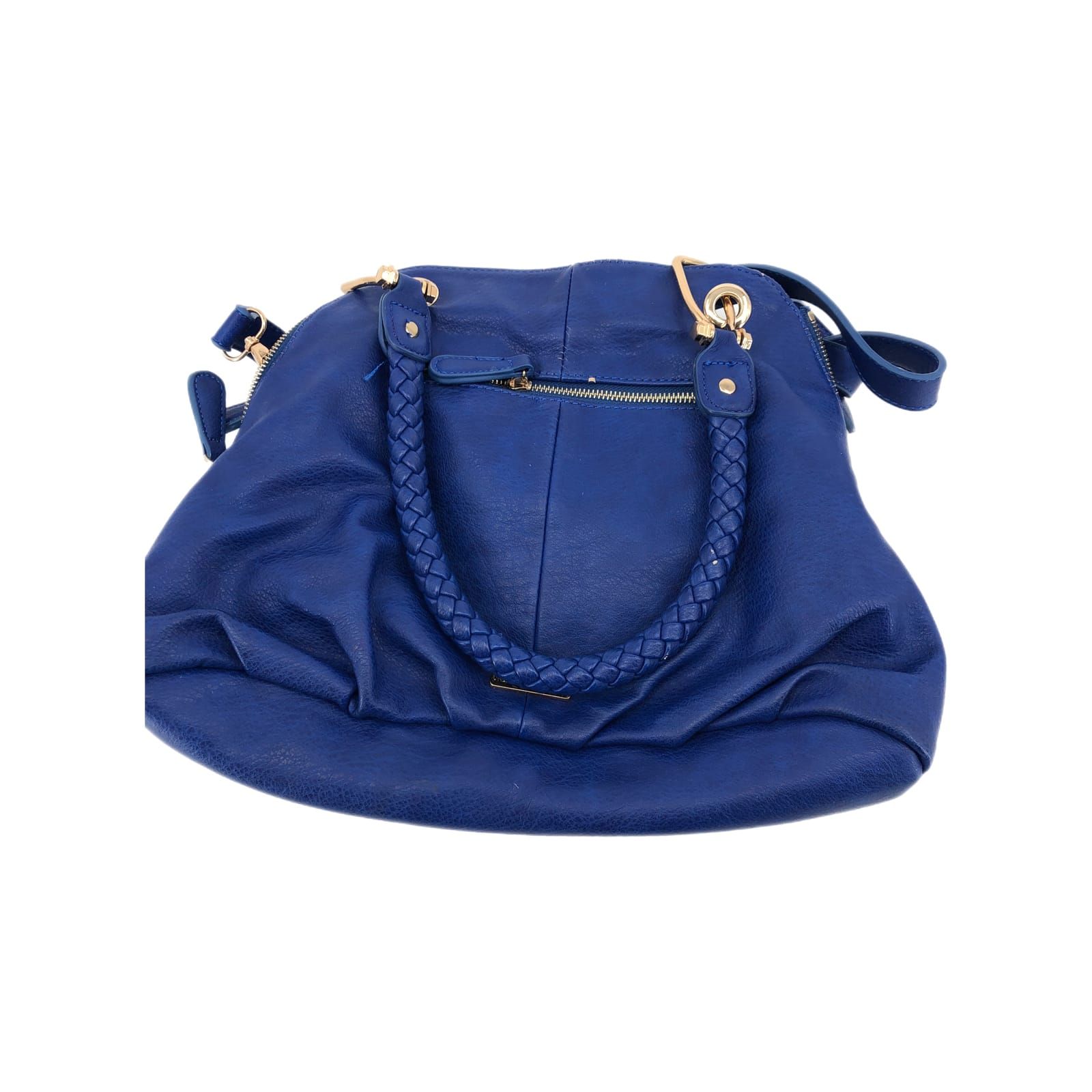 Urban Expressions Gold Leather Shoulder Bag