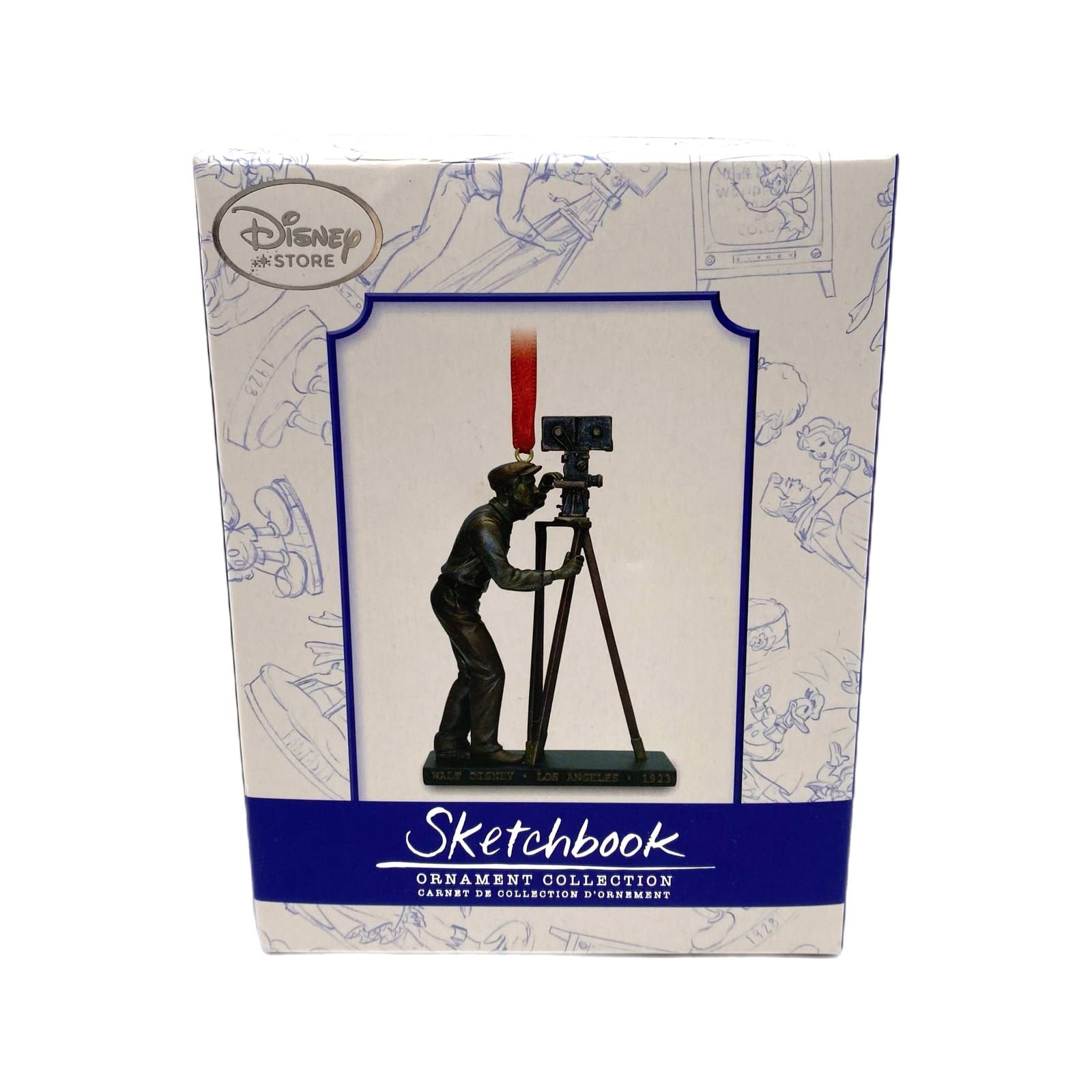Disney Silver Walt Disney Sketchbook Collection Ornament