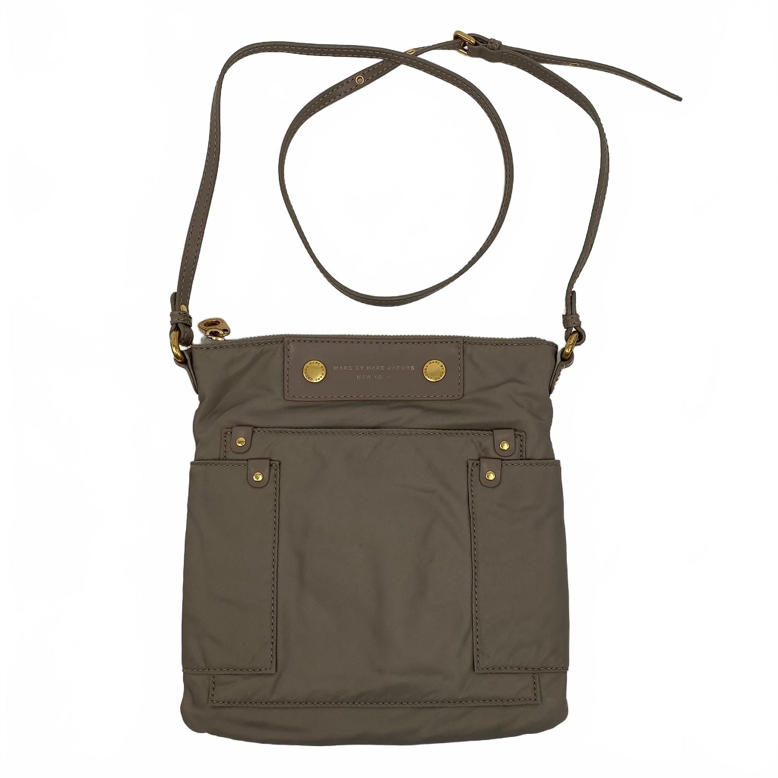Marc Jacobs Taupe Crossbody Bag