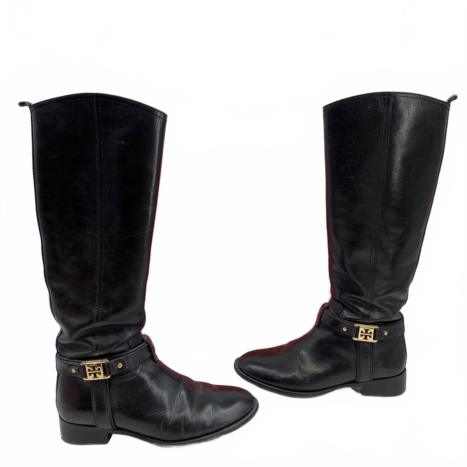 Tory Burch Black Alessandra Zip Up Boot