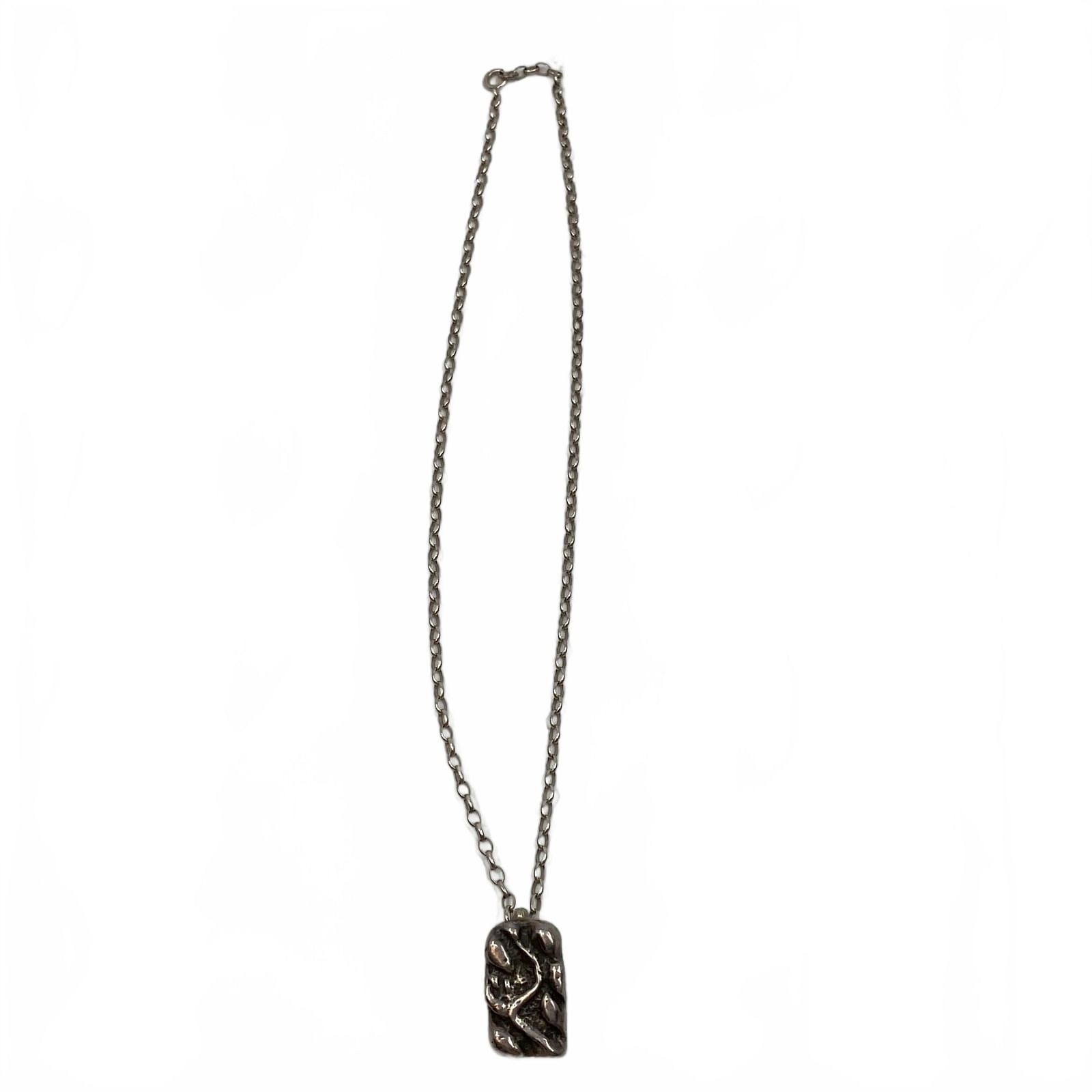 Vintage Silver Pendant Necklace