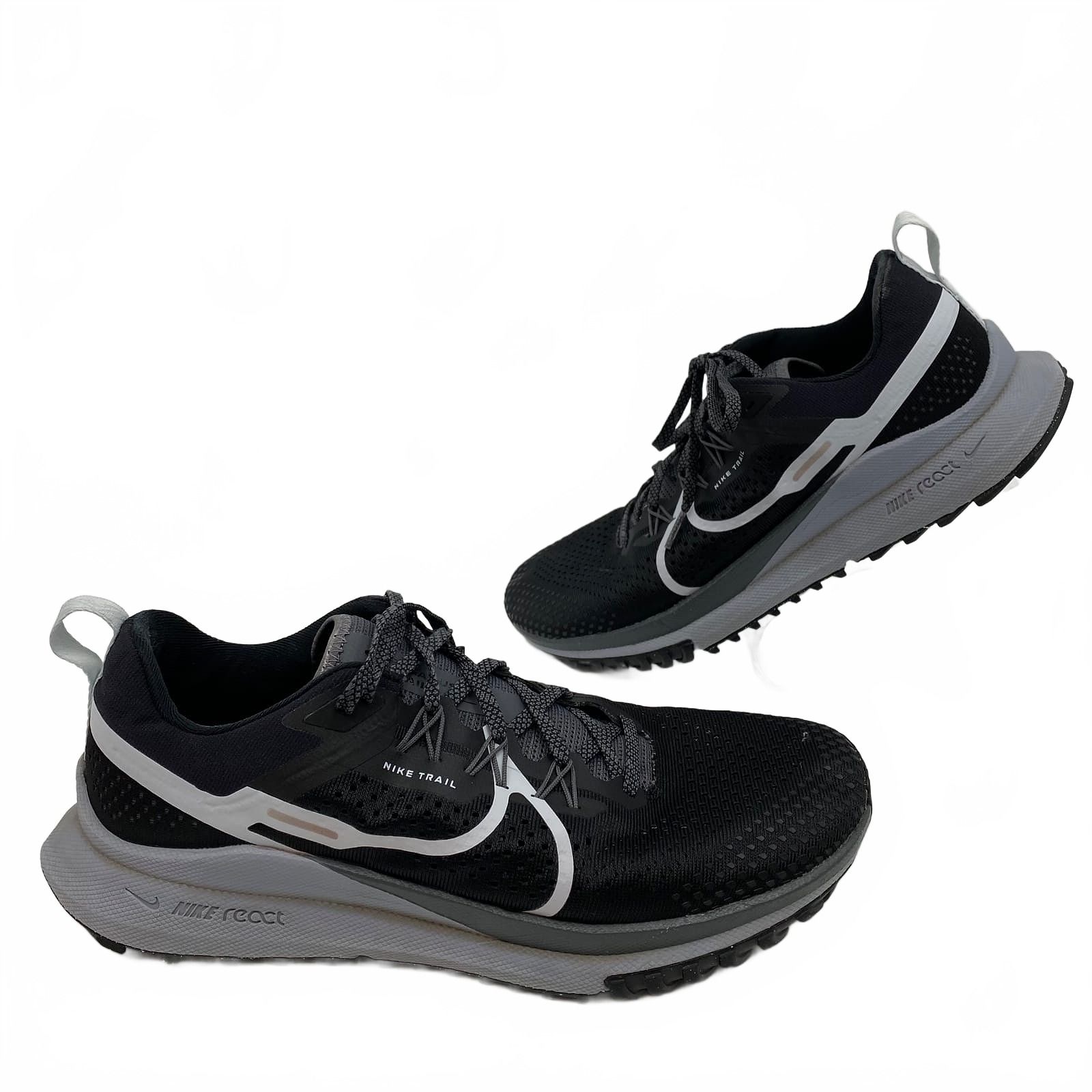 Nike Black React Pegasus Trail 4 Sneakers