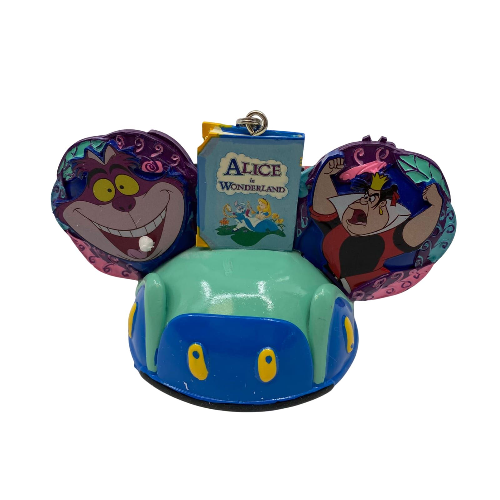 Disney Blue Green Alice in Wonderland Sketchbook Ornament