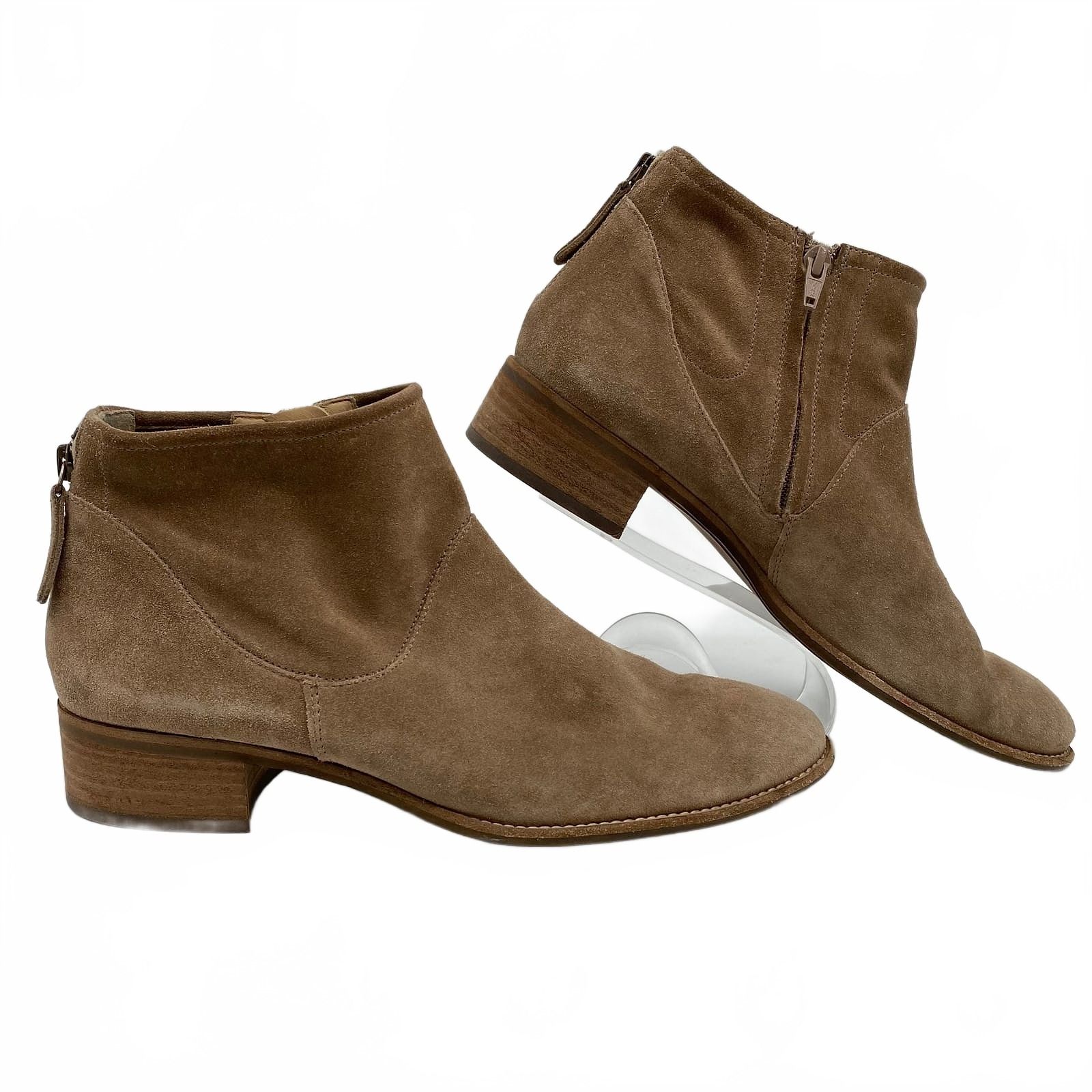 Paul Green Brown Suede Ankle Boots