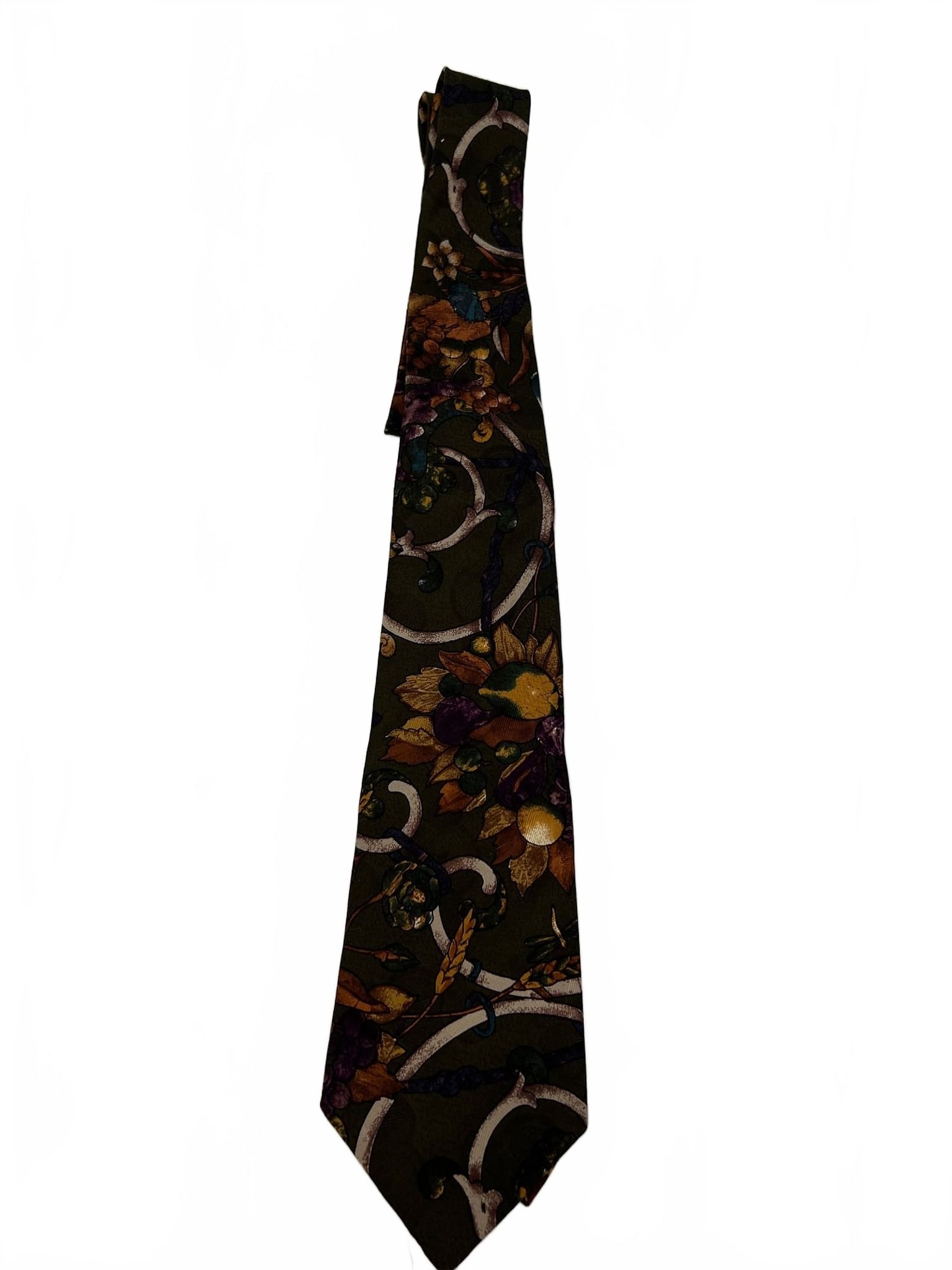 Bill Robin Son Floral Silk Tie