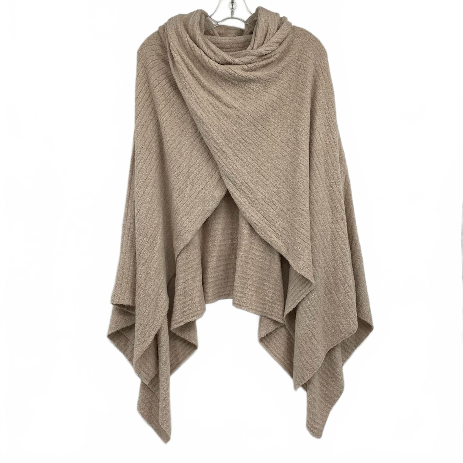 Barefoot Dreams Beige CozyChic Lite Poncho