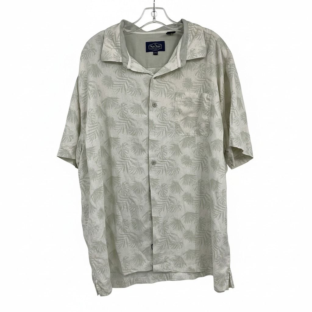 Nat Nast Green Silk-Cotton Casual Shirt