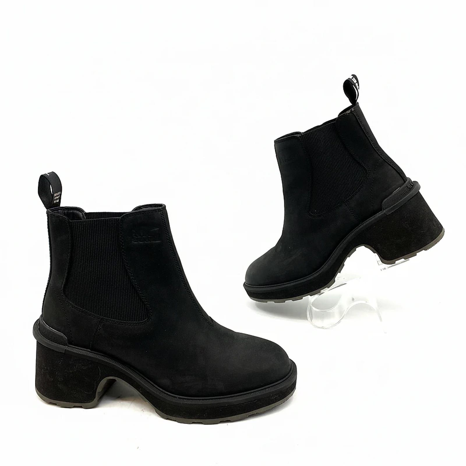 Sorel Black Leather Bootie