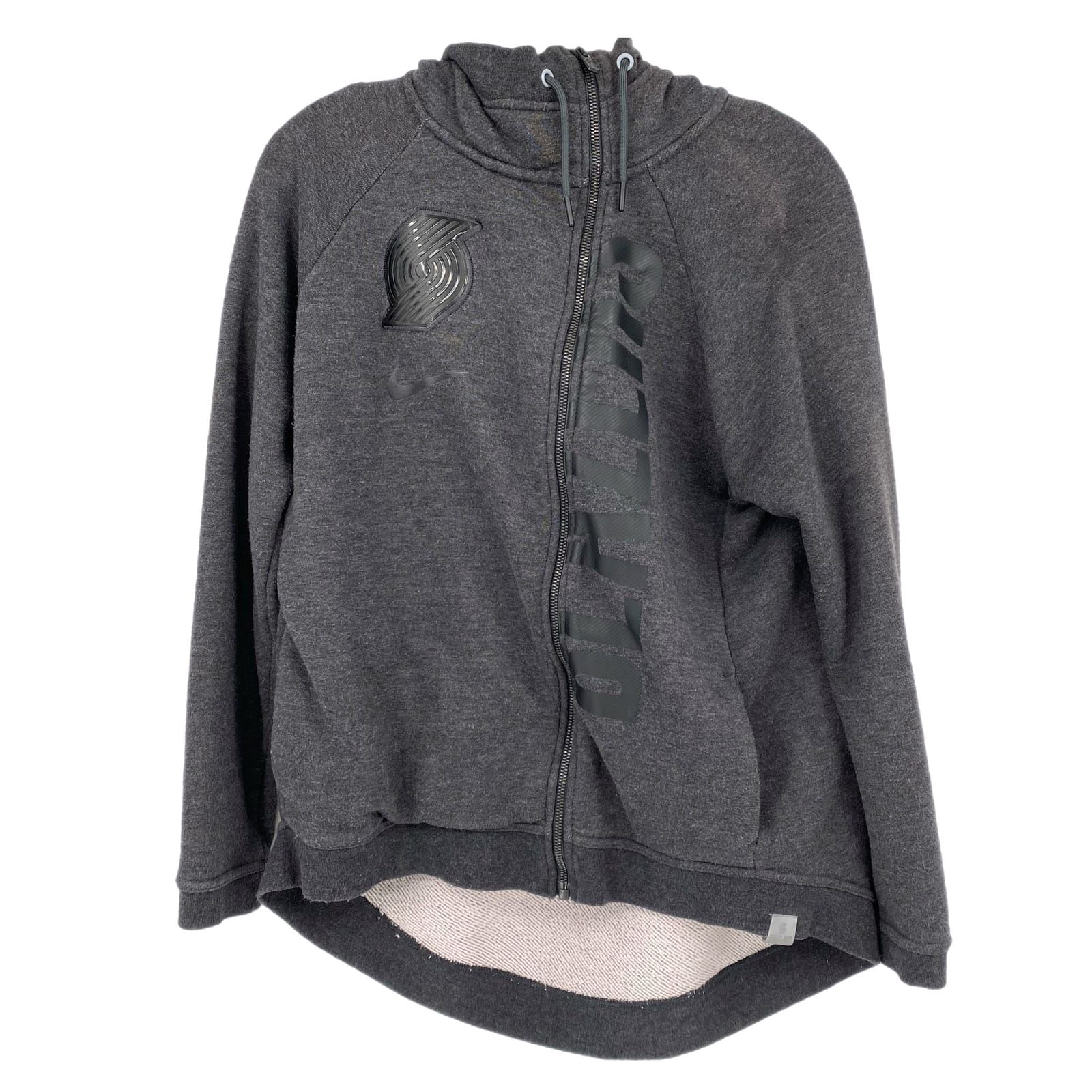 Nike Gray Zip Cotton Jacket