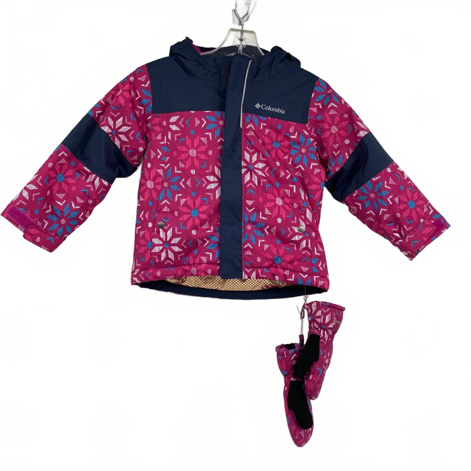 Columbia Puffers Pink/Blue Kids Jacket