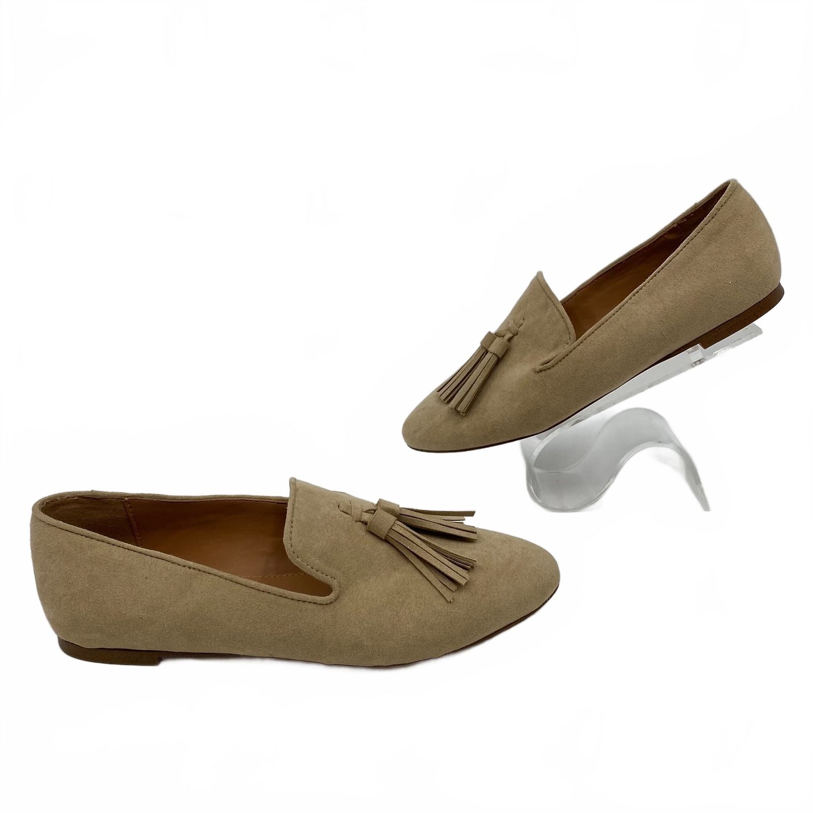 J. Crew Beige Faux Suede Loafer
