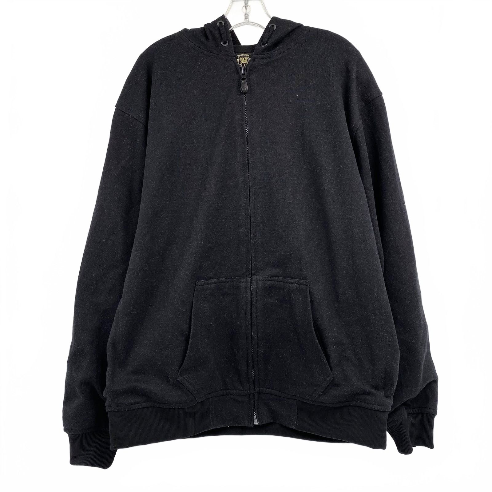 Roland Sands Design Black Full Zip Hoodie