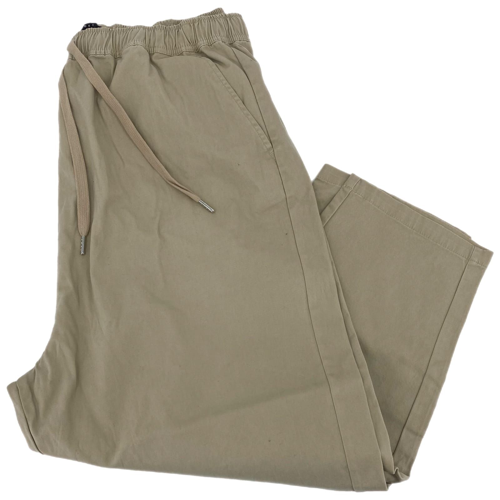 ASOS Curve Tan High Rise Tapered Jogger Pants
