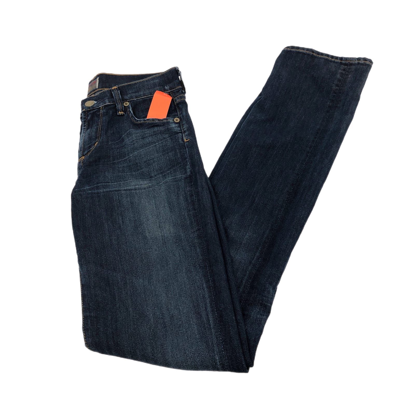 Citizens Of Humanity Blue Mid Rise Straight Leg Jeans