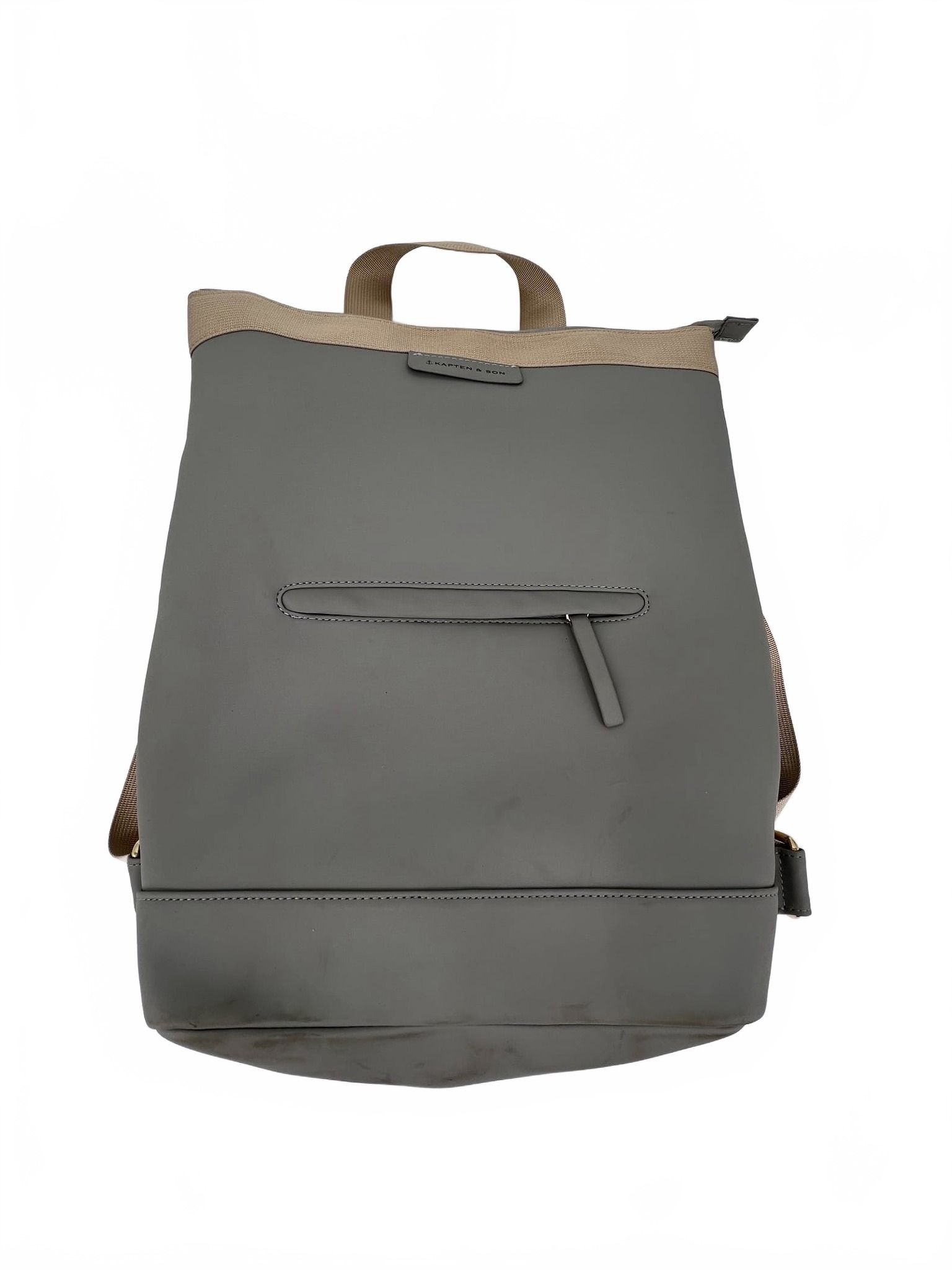 Kapten & Son Clay Gray Polyester Backpack