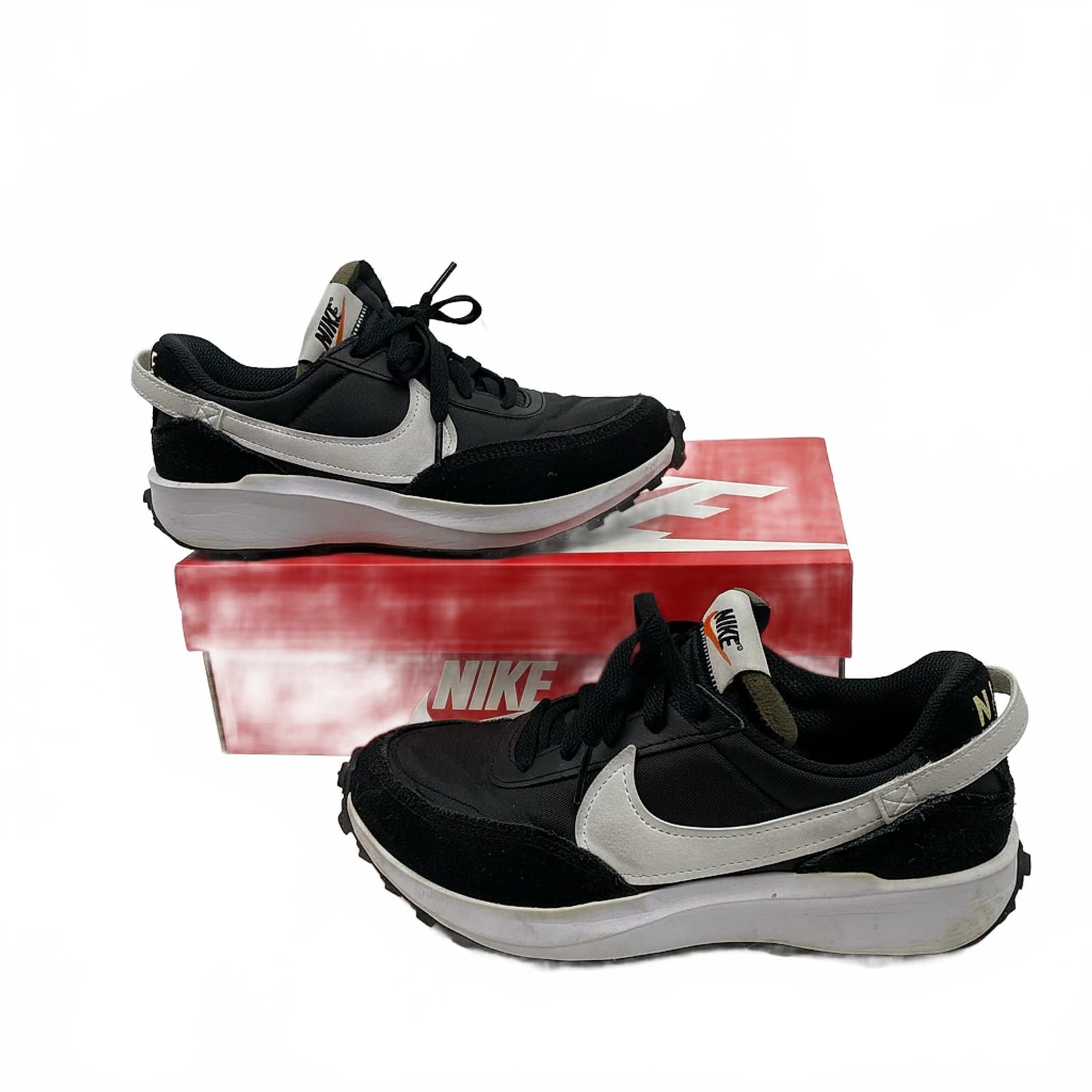 Nike Black/White Waffle Debut Sneakers