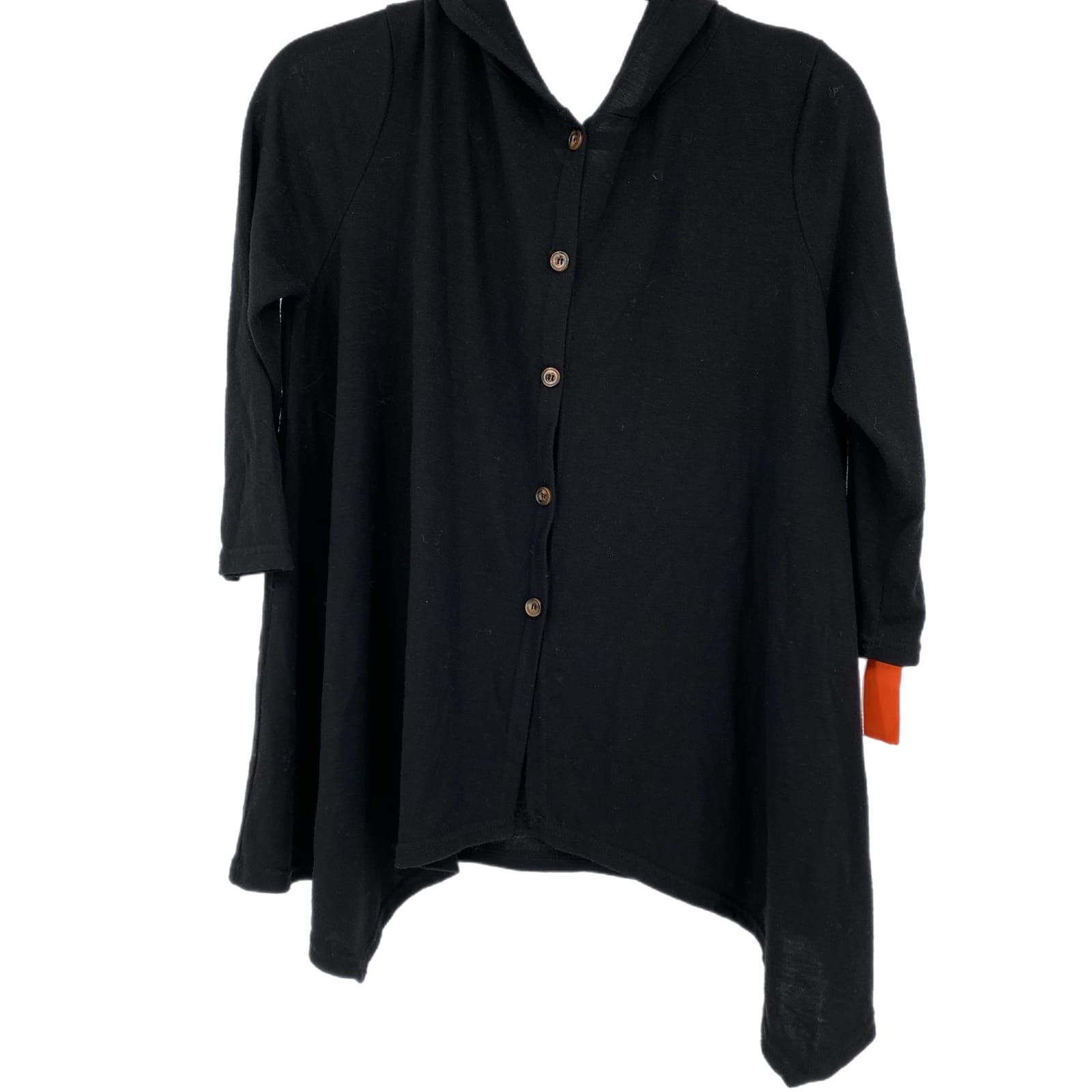 Charlie Paige Black Button-Up Cardigan