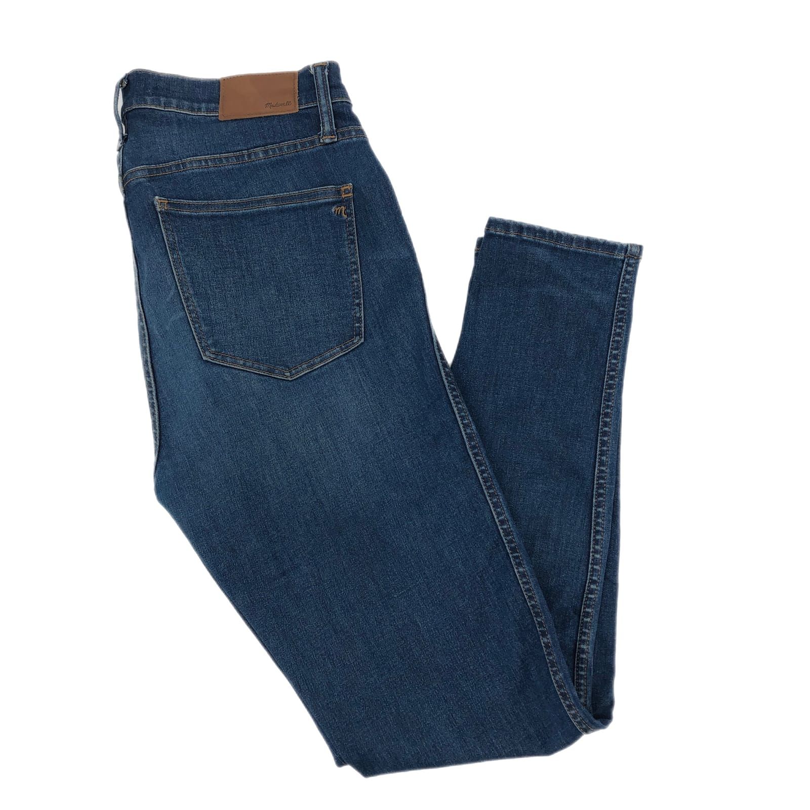 Madewell Blue Hi-Rise Skinny Jeans