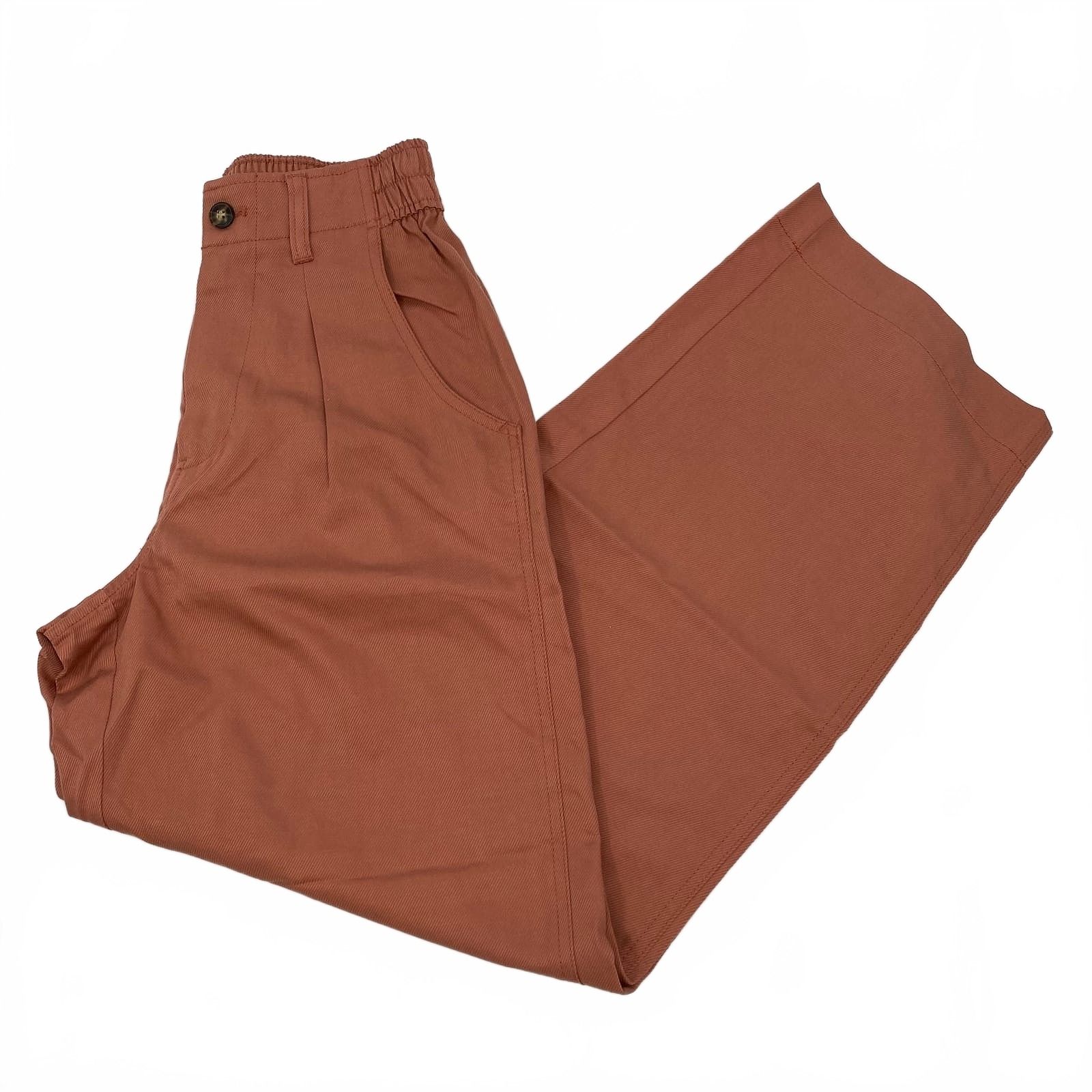 Madewell Pink Dusty Rose Wide-Leg Pants
