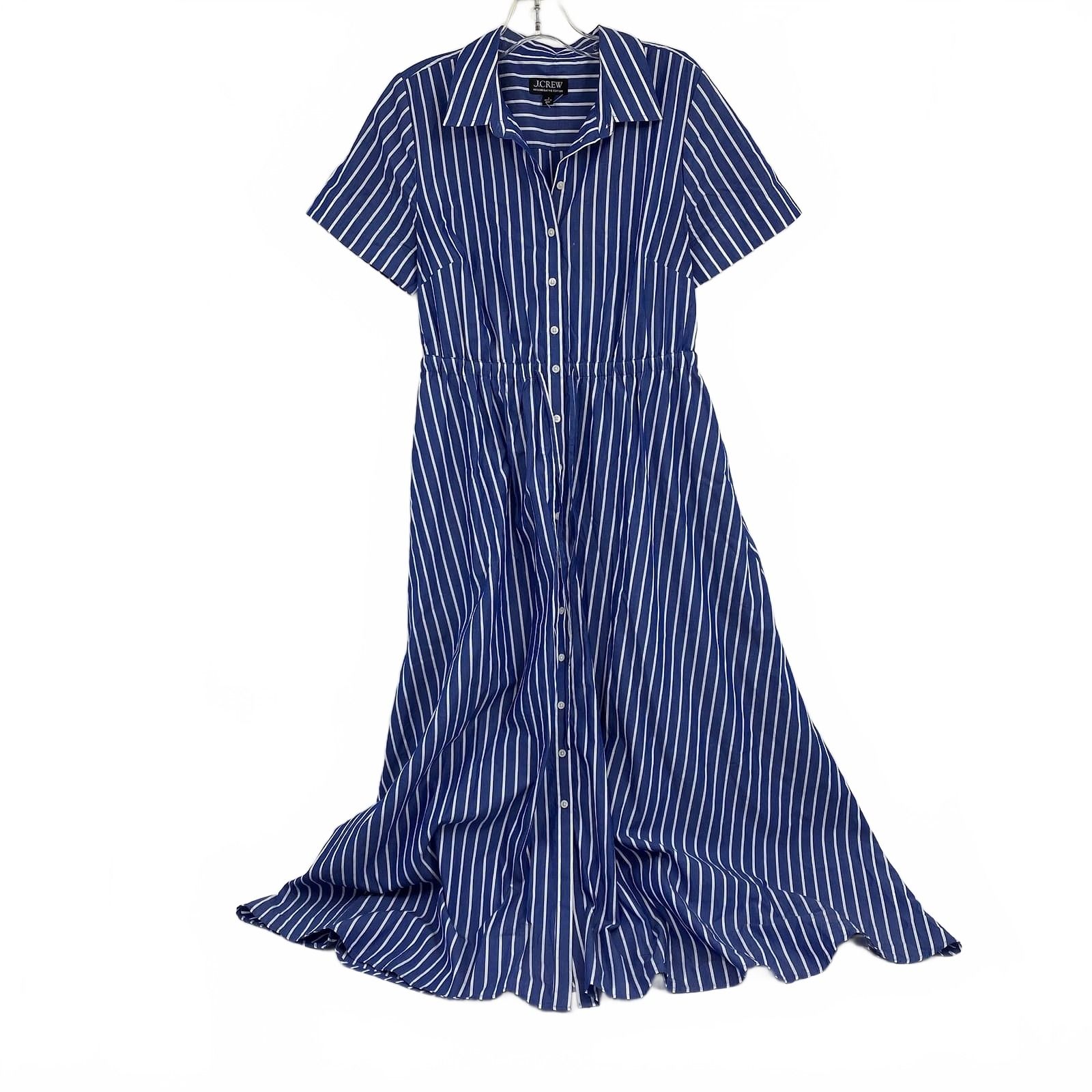 J. Crew Cerise Dress Maxi Shirt Dress