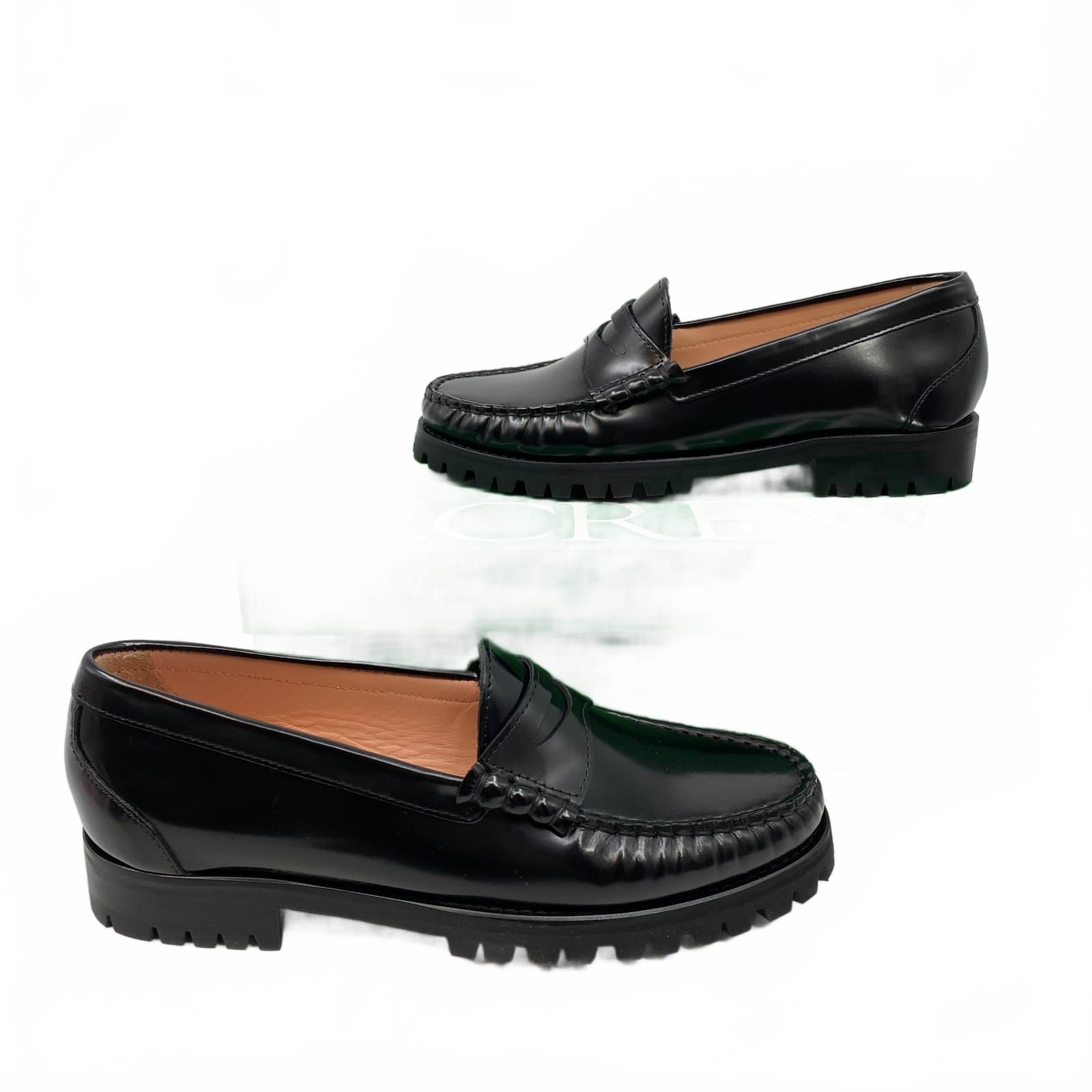 J. Crew Black Leather Loafer