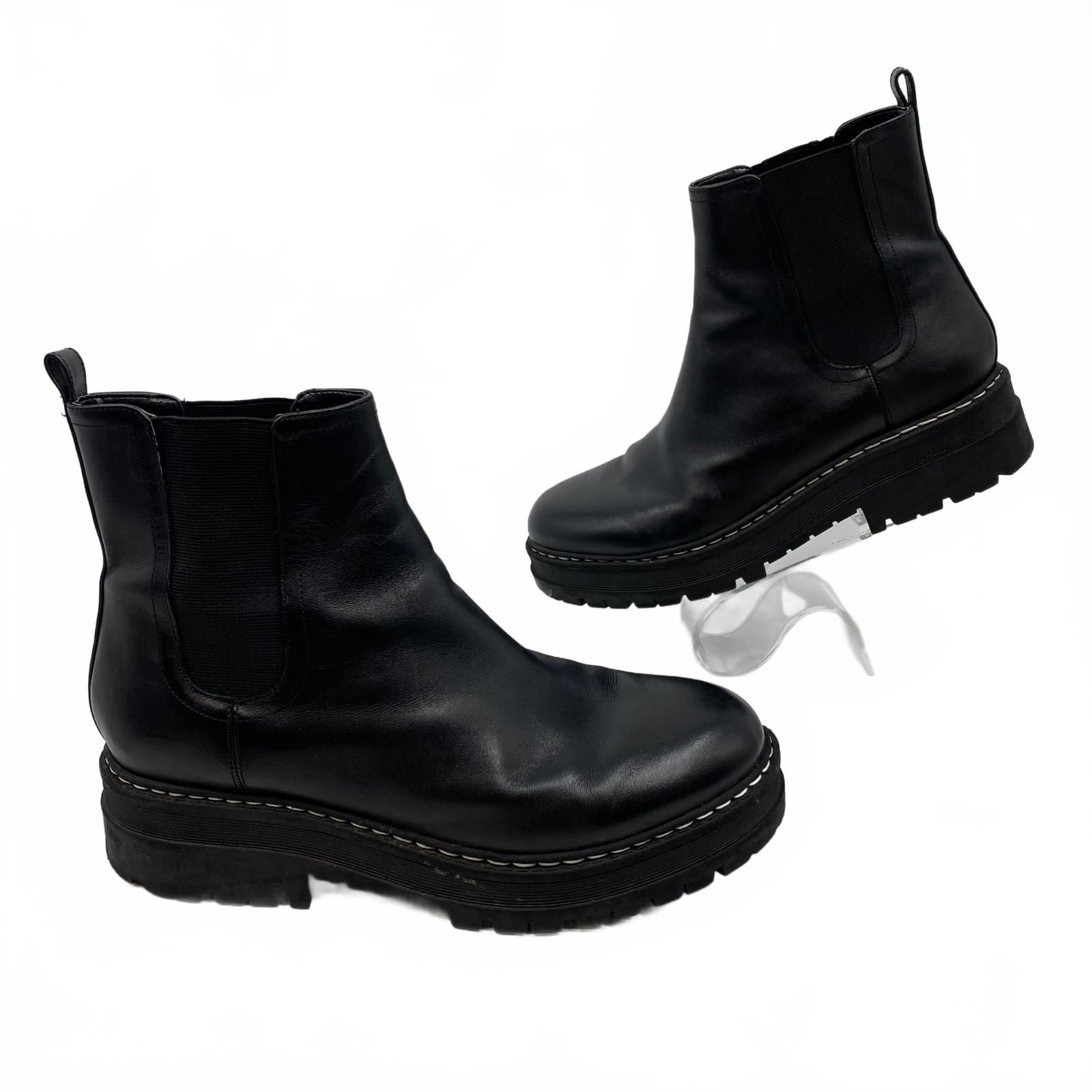 Marc Fisher Black Leather Bootie
