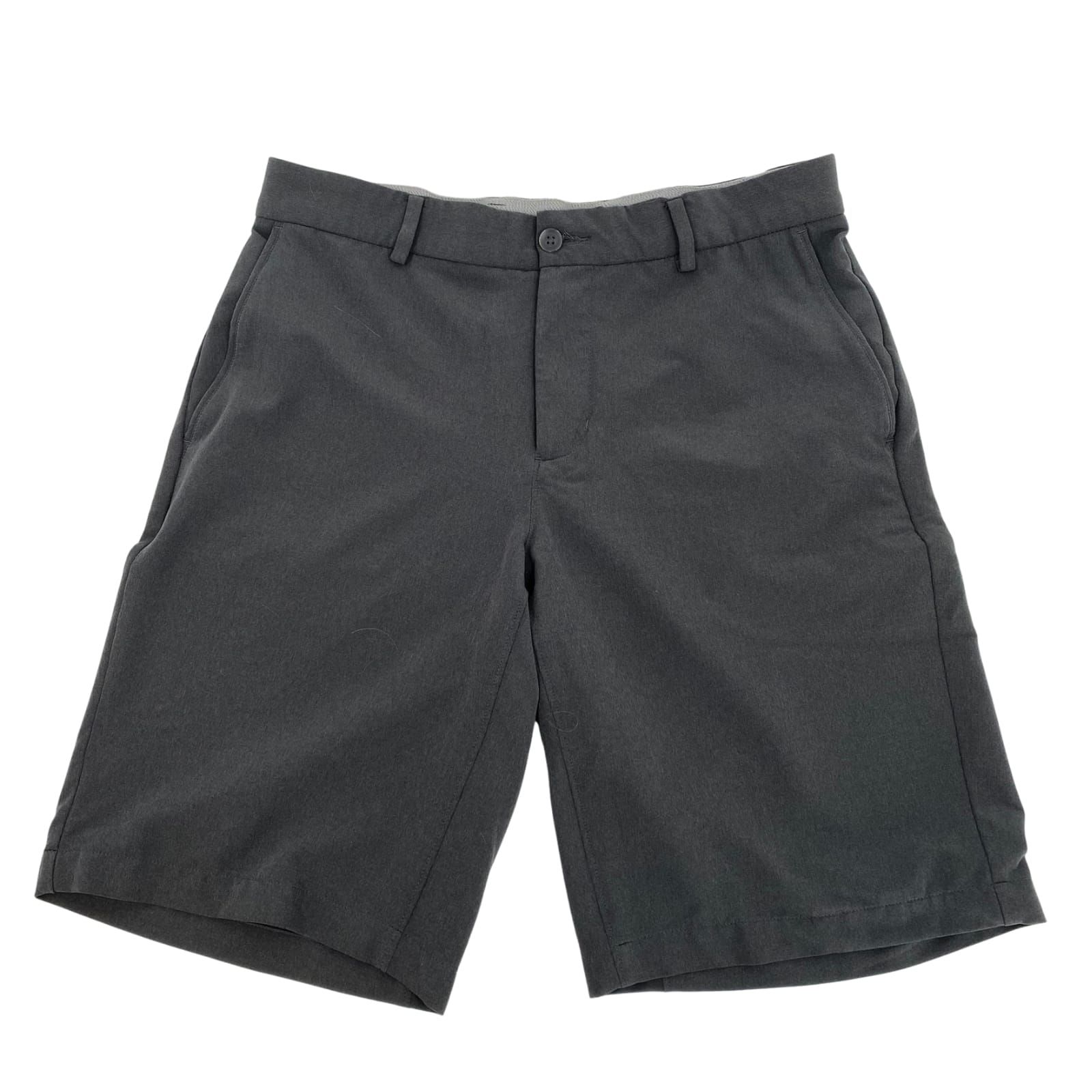 Nike Gray Athletic Shorts Mid Rise 10in Inseam