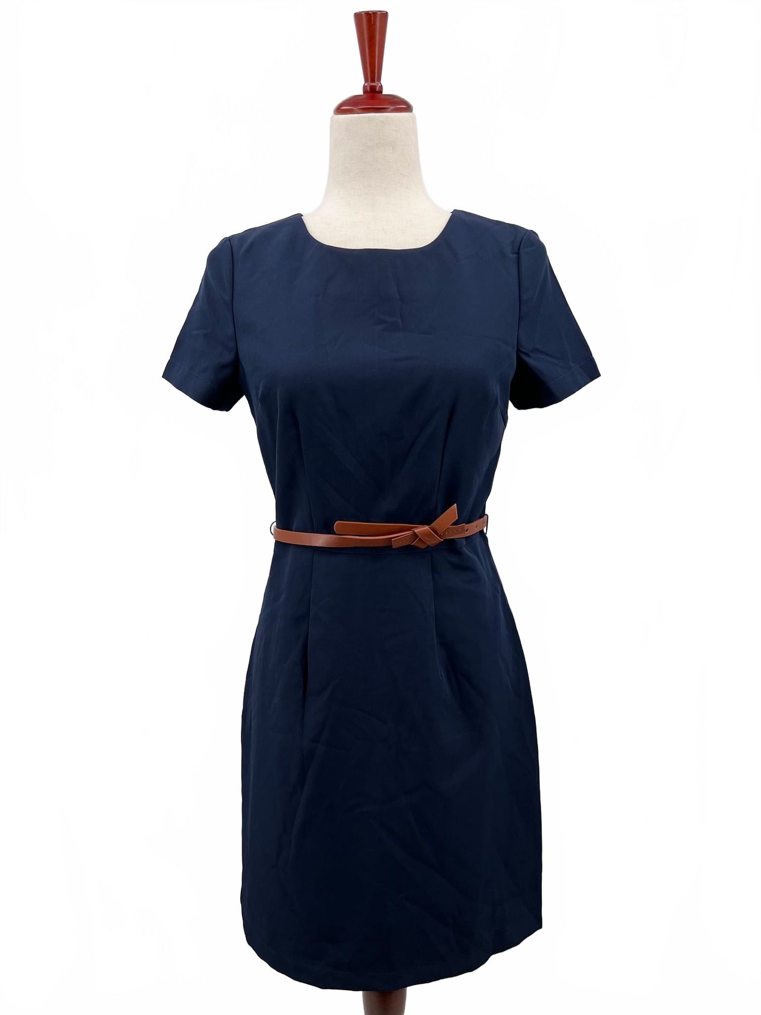 Vero Moda Belted Lined Midi Dress