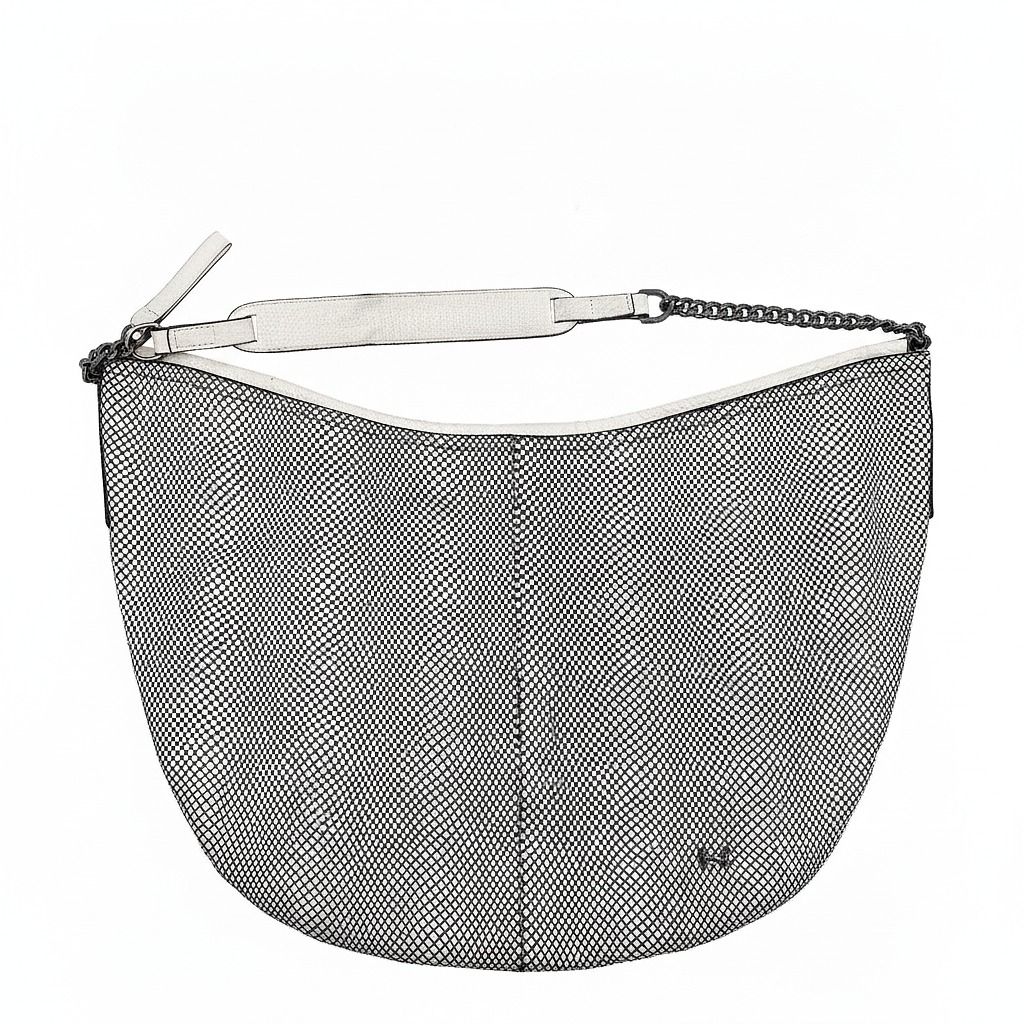 Halston Heritage White Shoulder Bag
