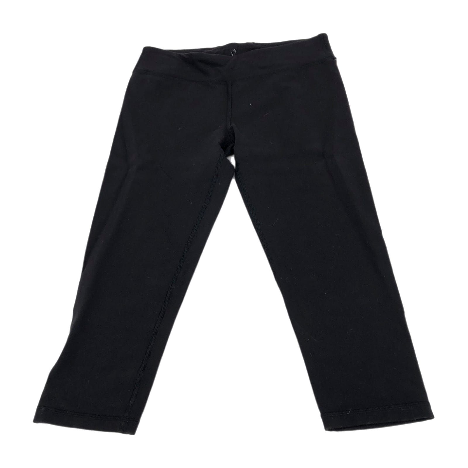 Black Cropped Athletic Leggings