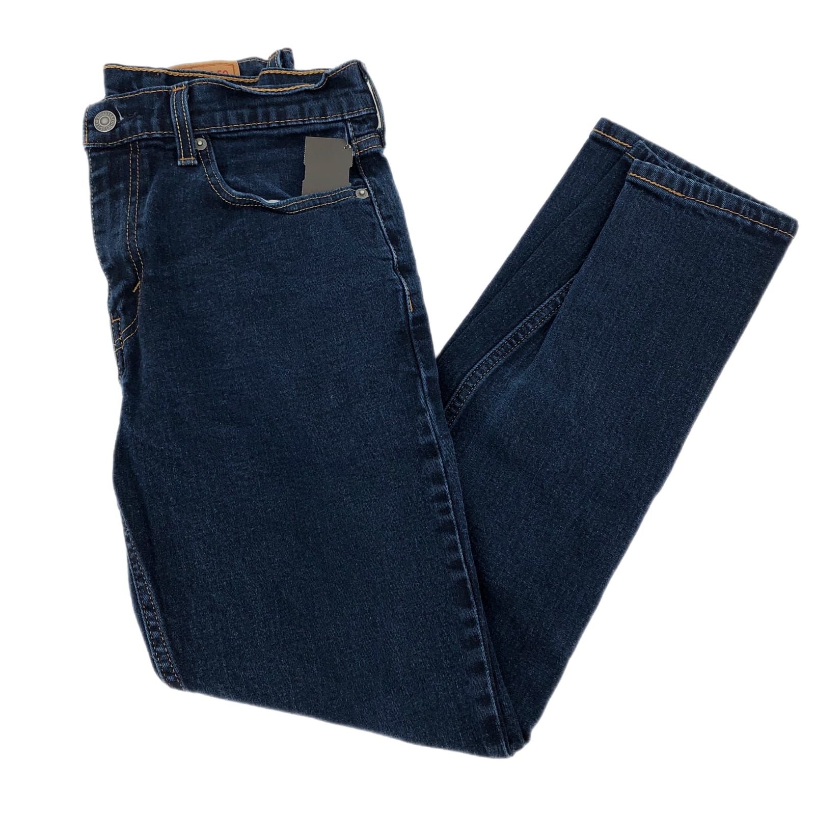 Levi's Blue Straight Leg Jeans Leg Mid Rise 26in Inseam