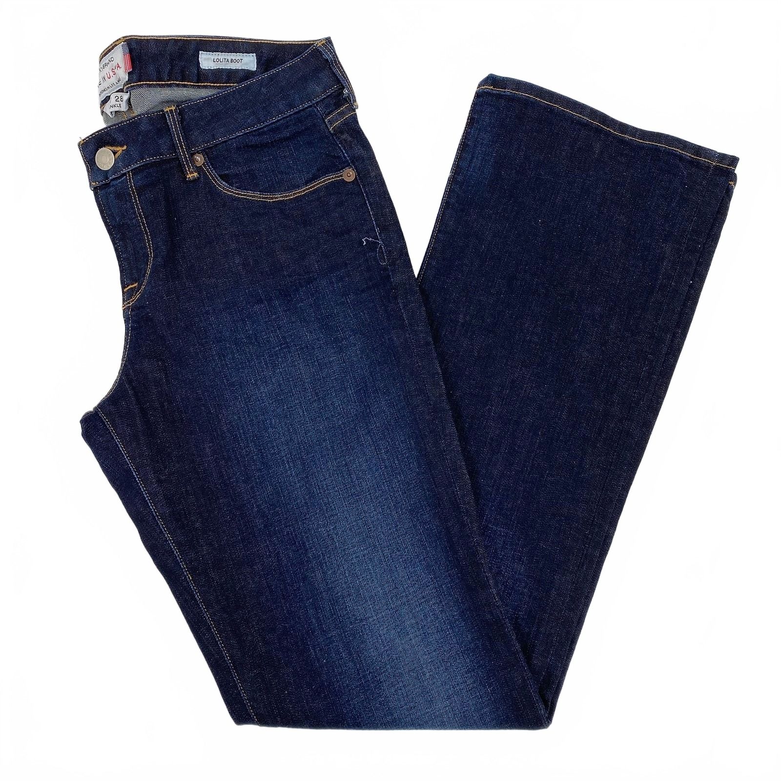 Lucky Brand Blue Lolita Dark Wash Boot Cut Jeans