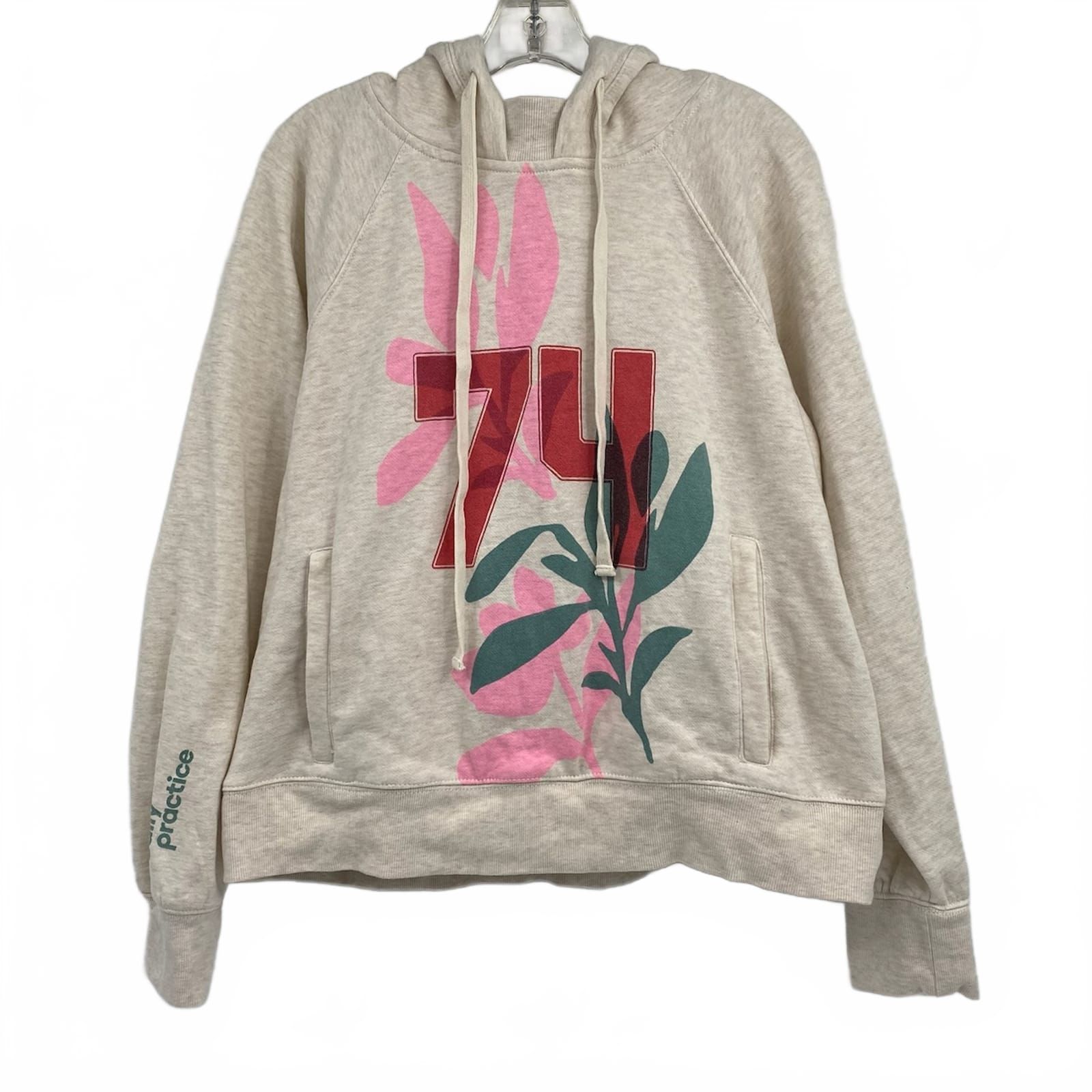 Daily Practice Beige Pink 74 Hoodie
