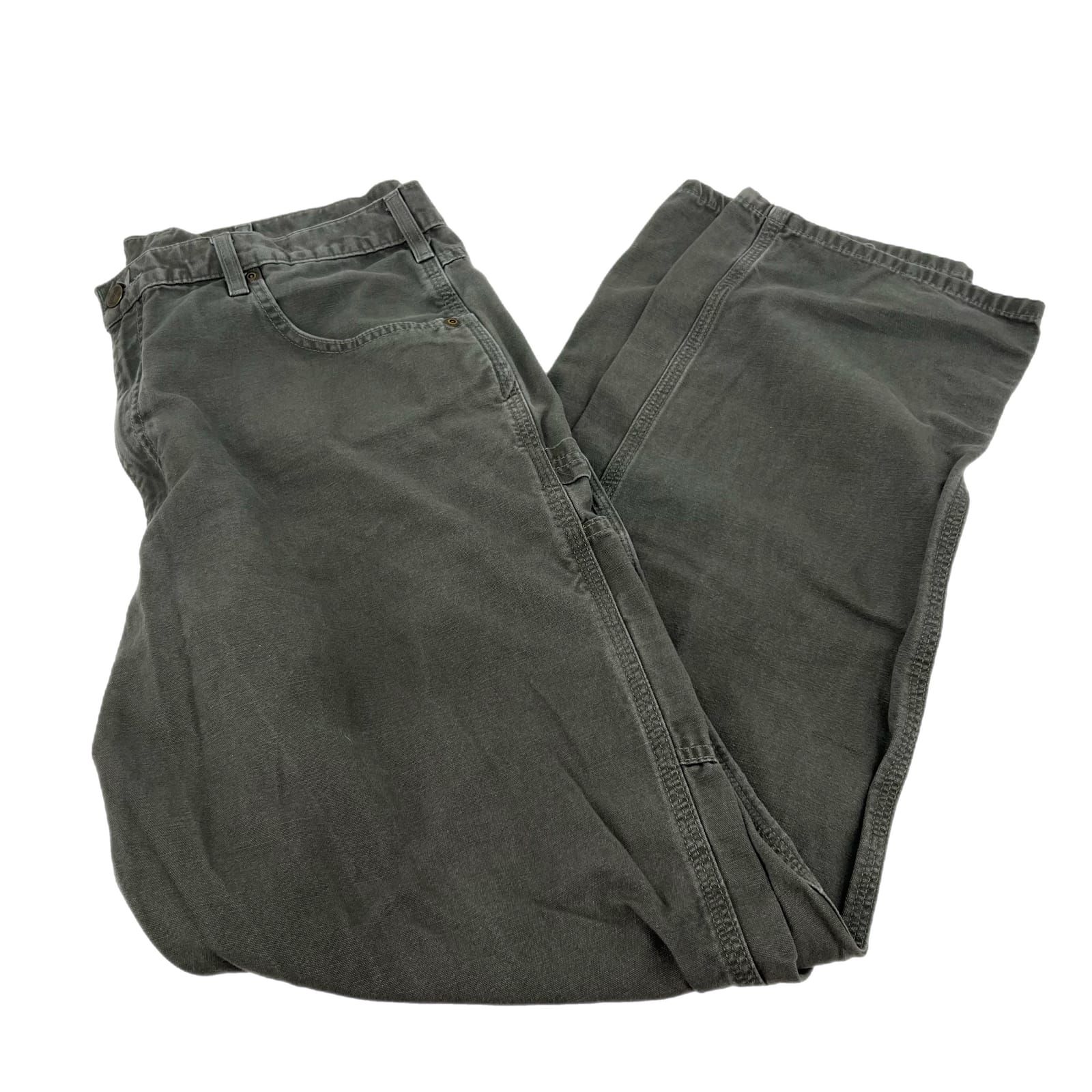 Carhartt Green Loose Fit Carpenter Pants