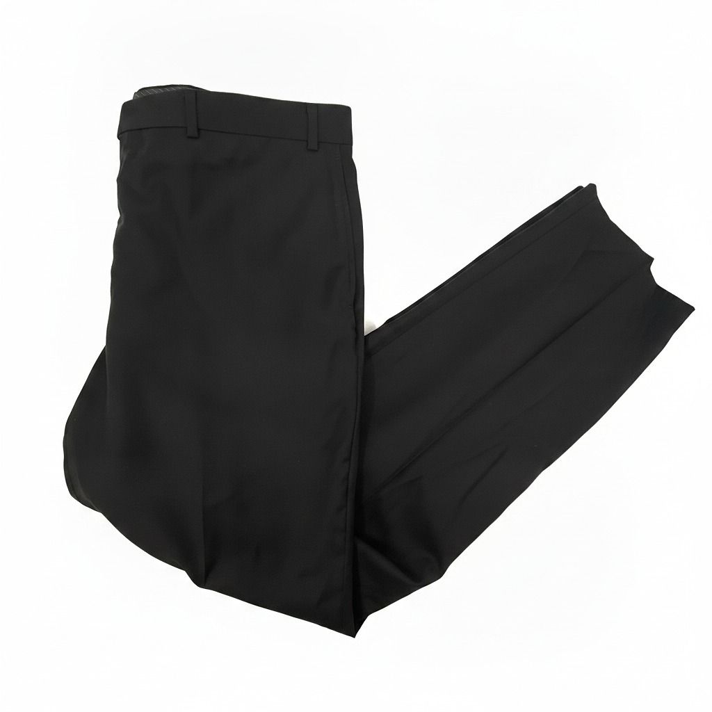 Calvin Klein Black Wool Dress Pants 38x32
