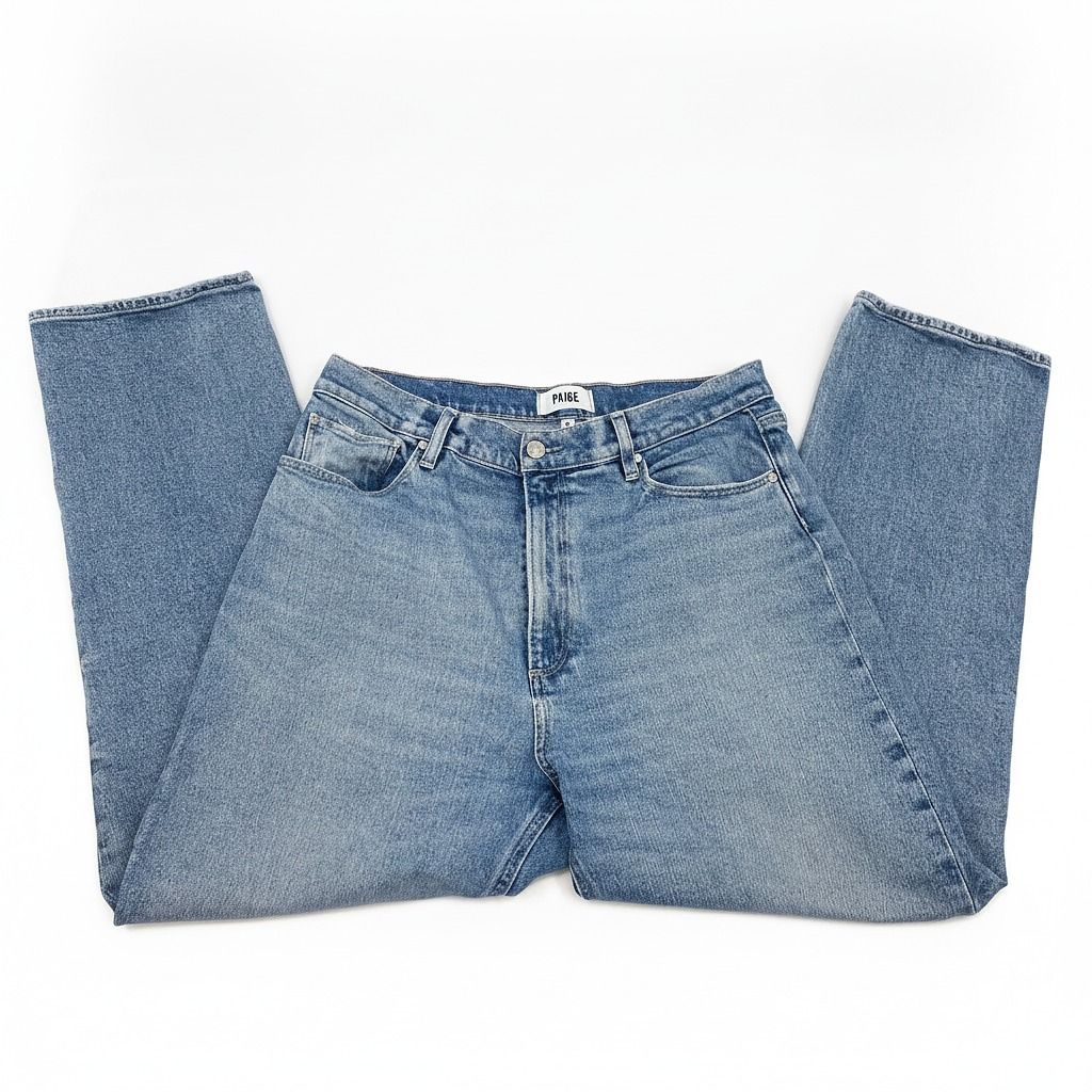 PAIGE Blue Sawyer High Rise Jeans