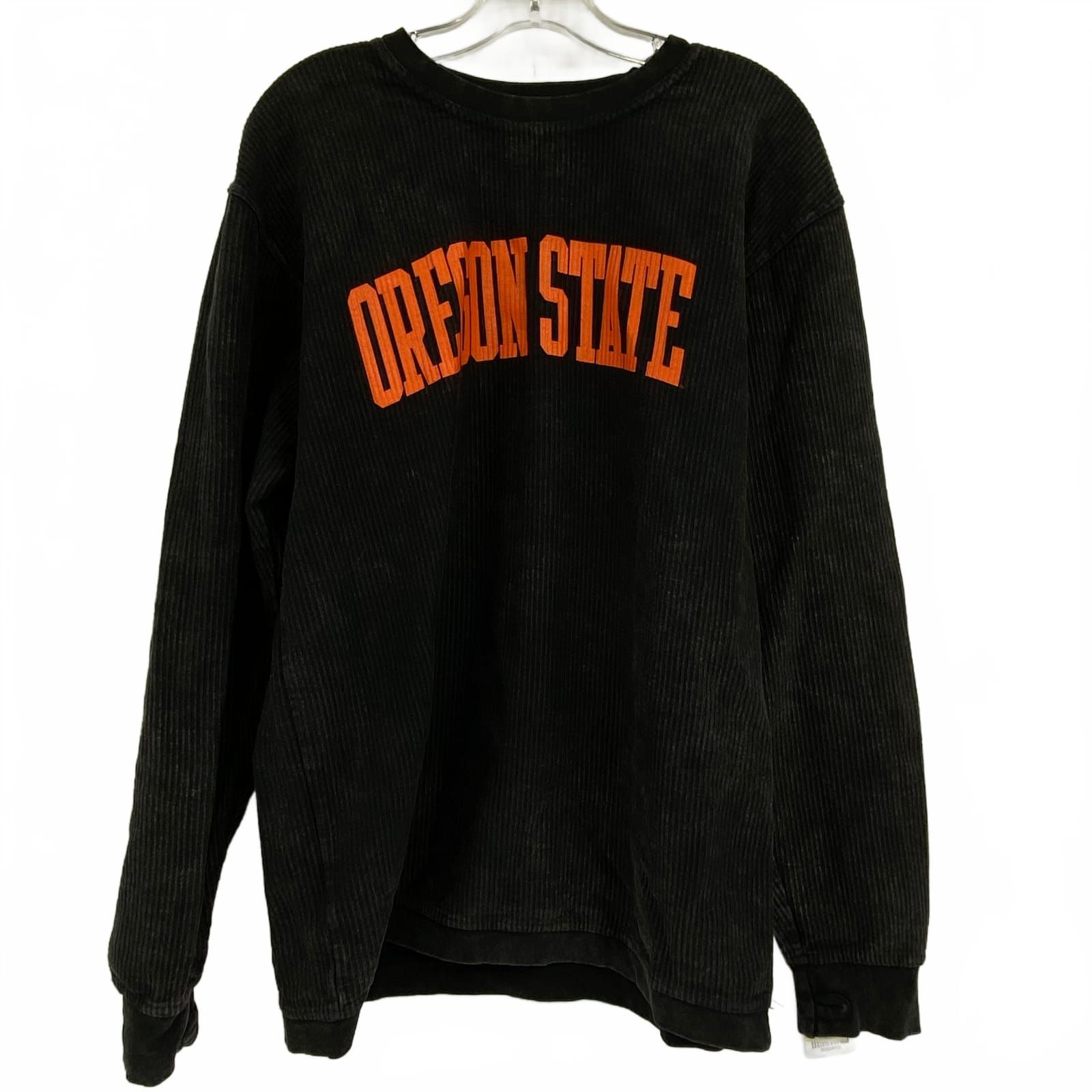 Pressbox Black/Orange Oregon State Hoodie