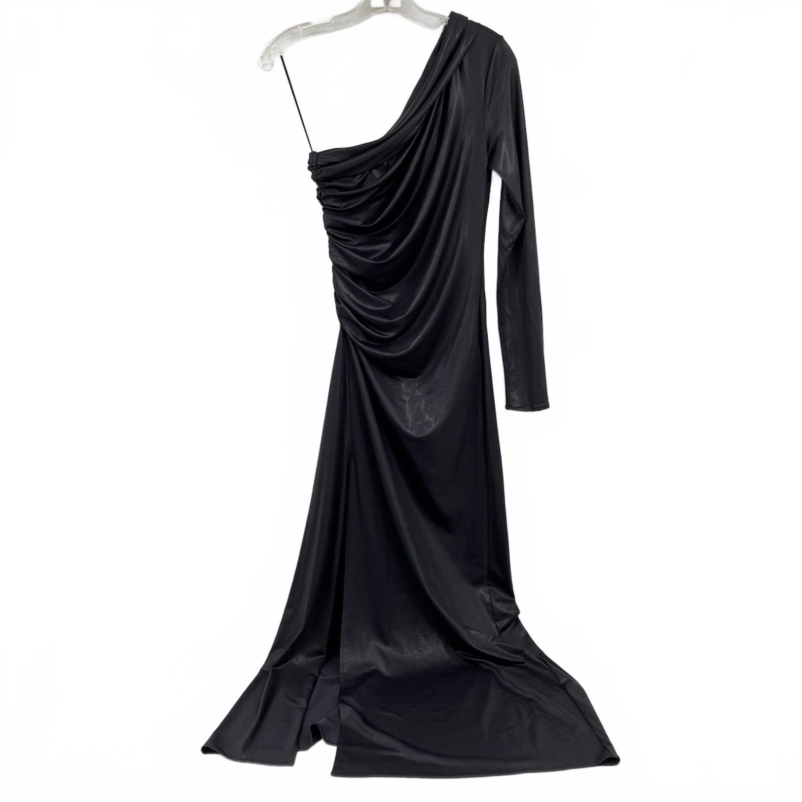 royal blue dress prom Satin A-line Dresses With Pockets, SP727 10 Years Trouser Size:30 blending timeless grace with High Low Off Shoulder