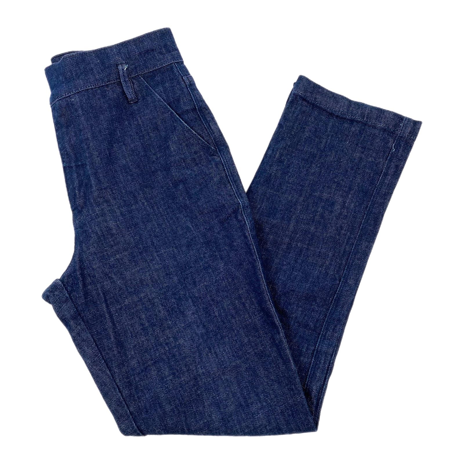 Frame Denim Blue Dark Wash Ankle Jeans