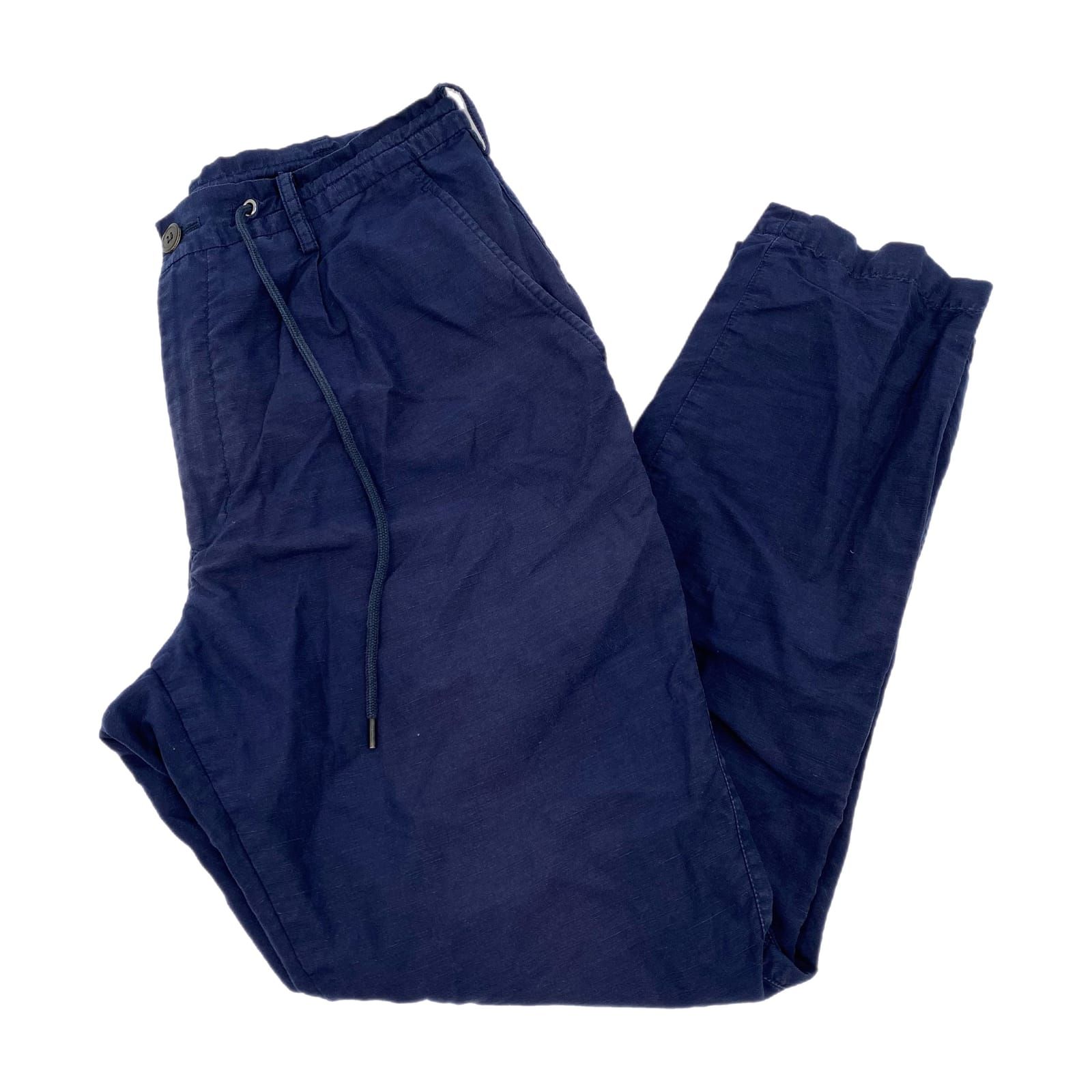 Junhashimoto Blue Drawstring Chino Pants