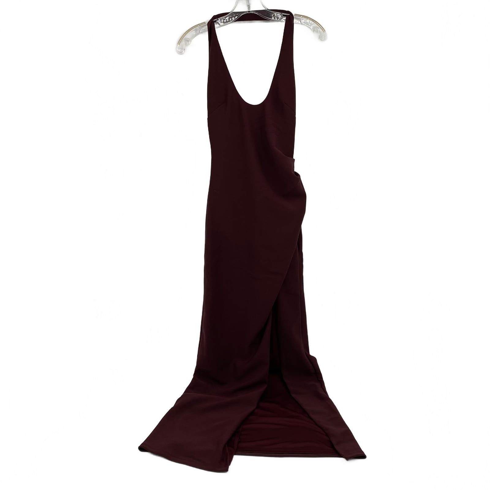 Showpo Red Halter Maxi Dress
